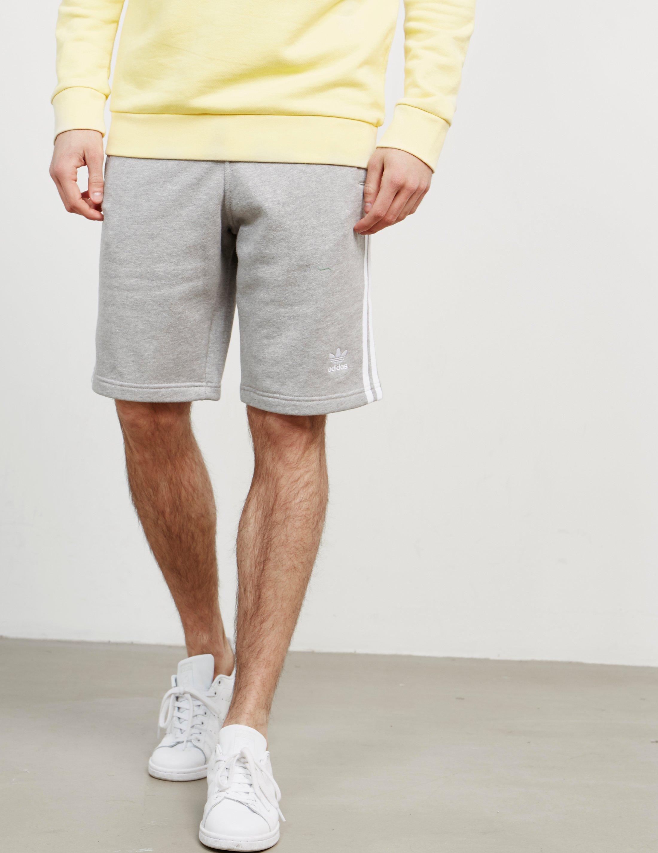 grey fleece shorts mens