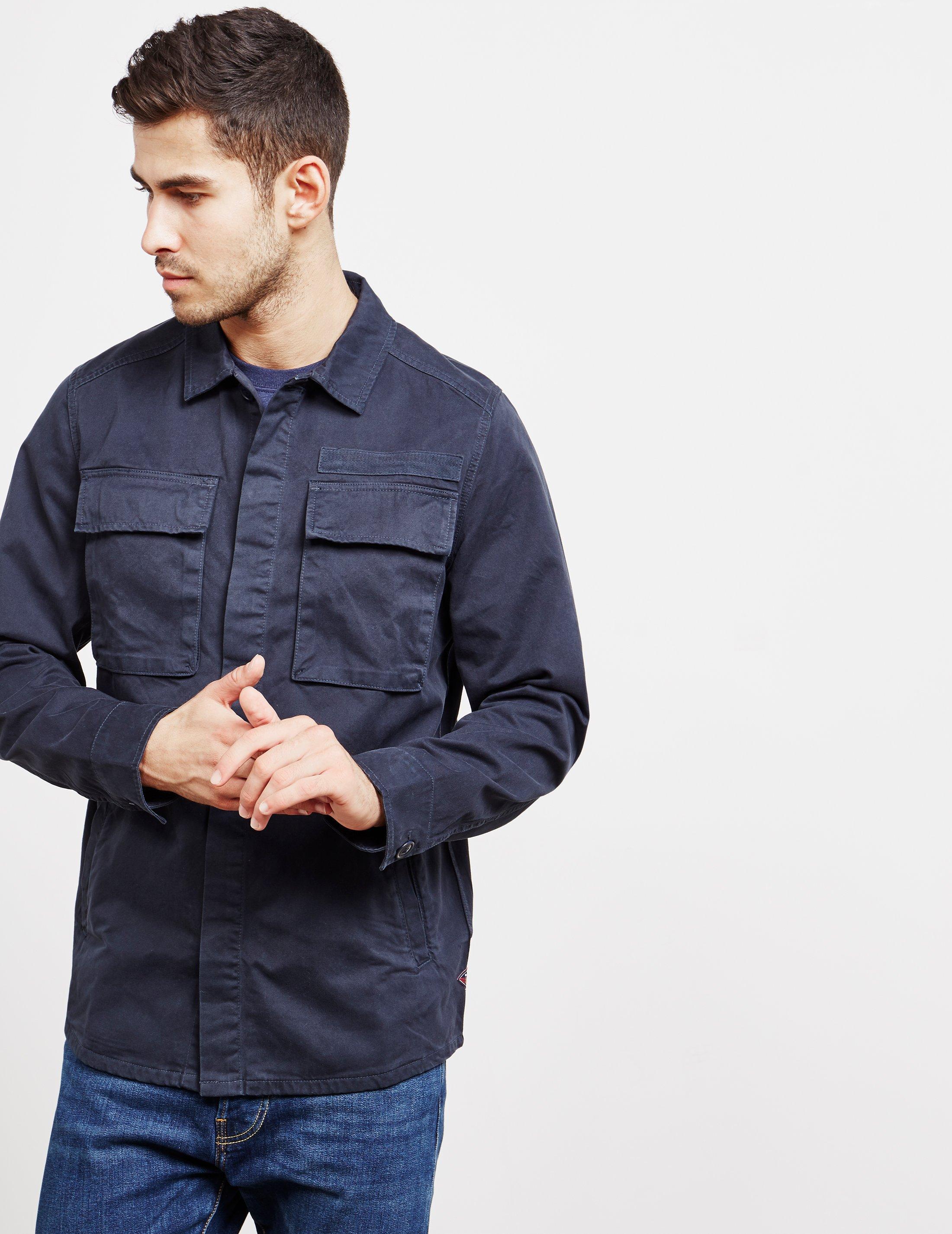 dobber blue overshirt