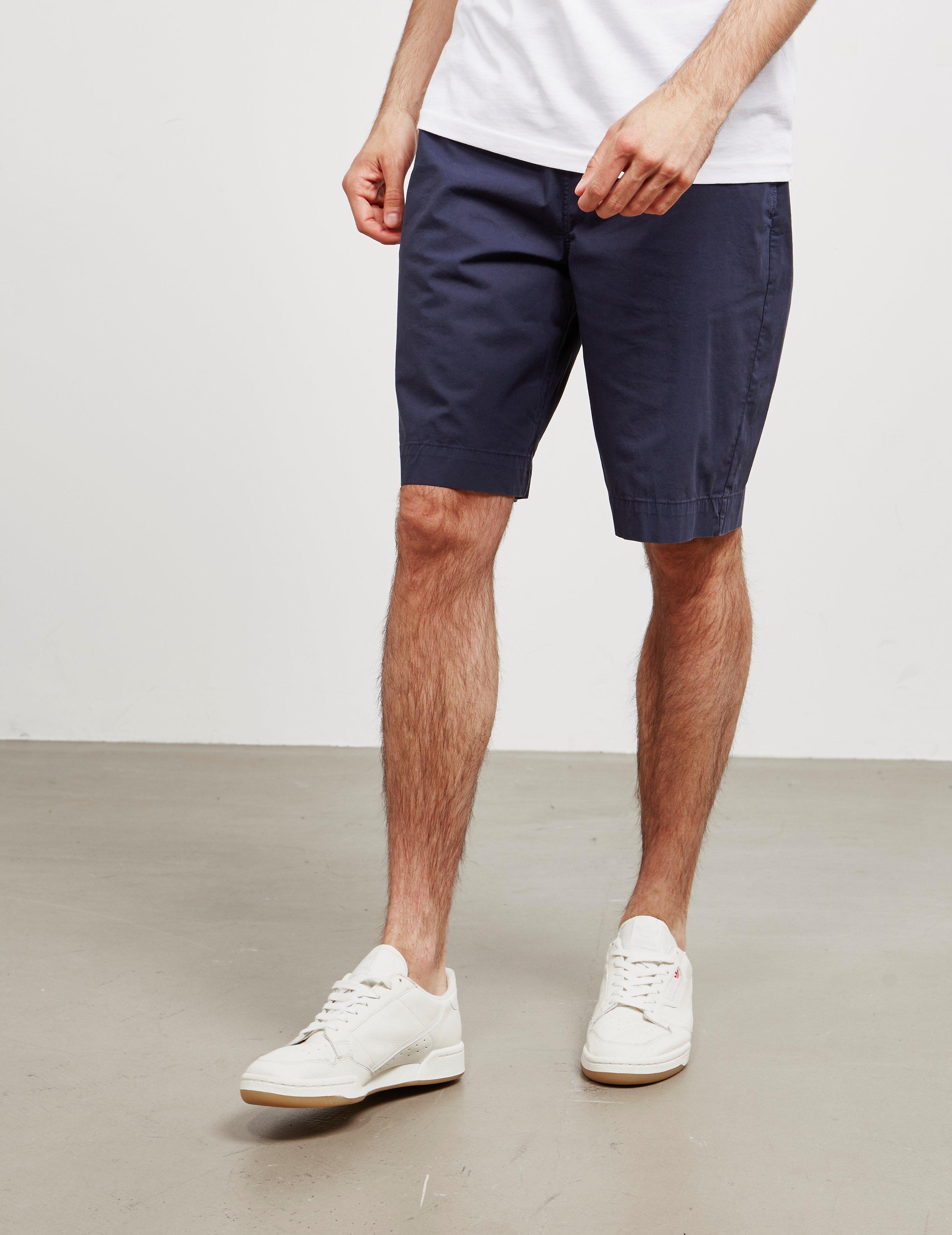 PS by Paul Smith Stretch Cotton Shorts Navy Blue in Blue for Men - Lyst
