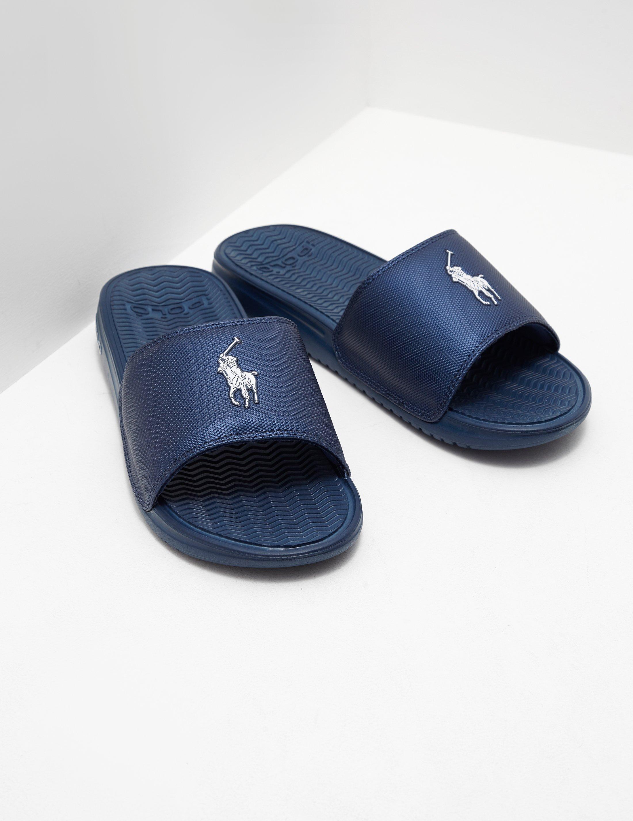 Lyst Polo  Ralph Lauren Mens Rodwell Slides  Navy Blue in 