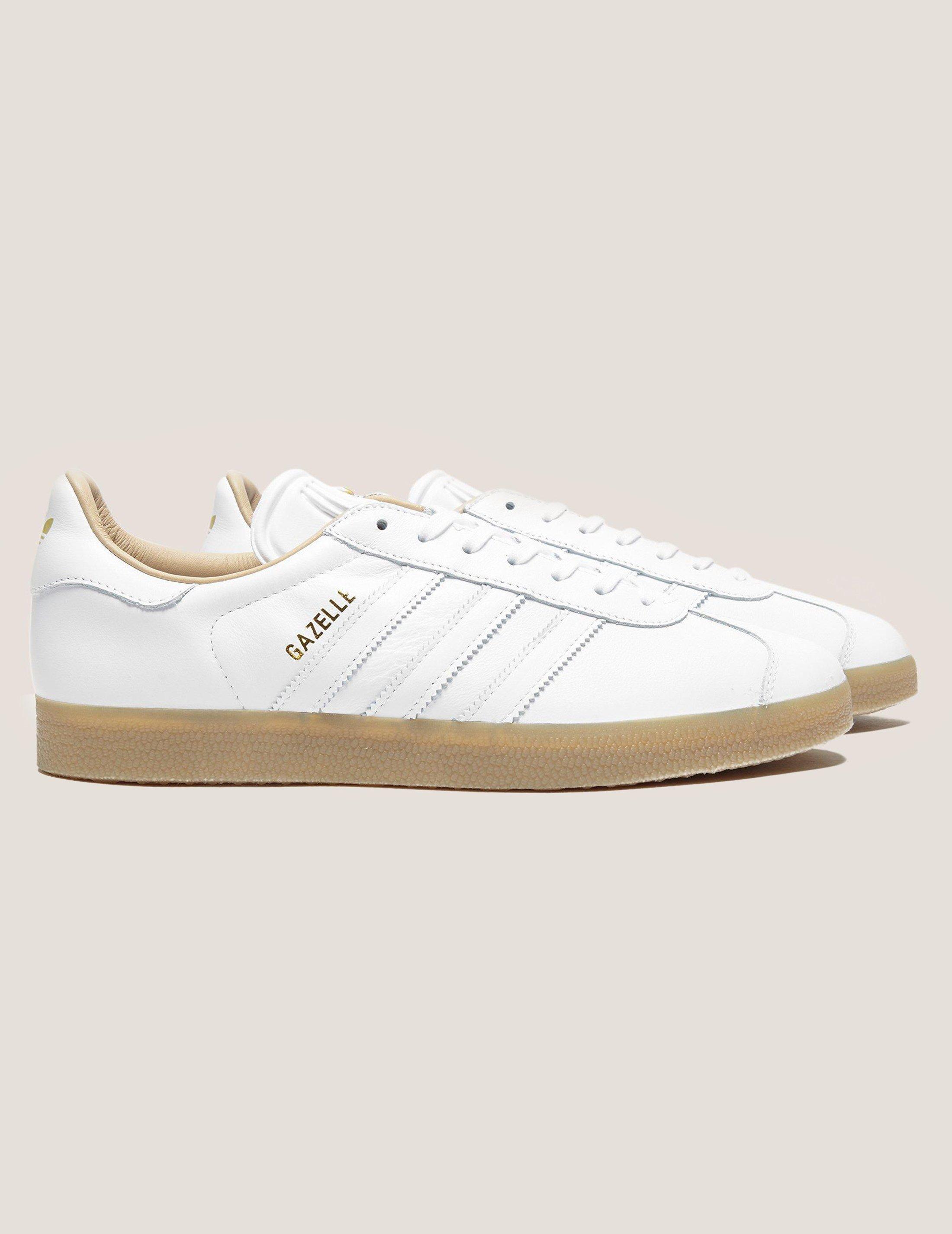 adidas originals gazelle trainers in white bb5503 adidas originals gazelle trainers in white bb5503