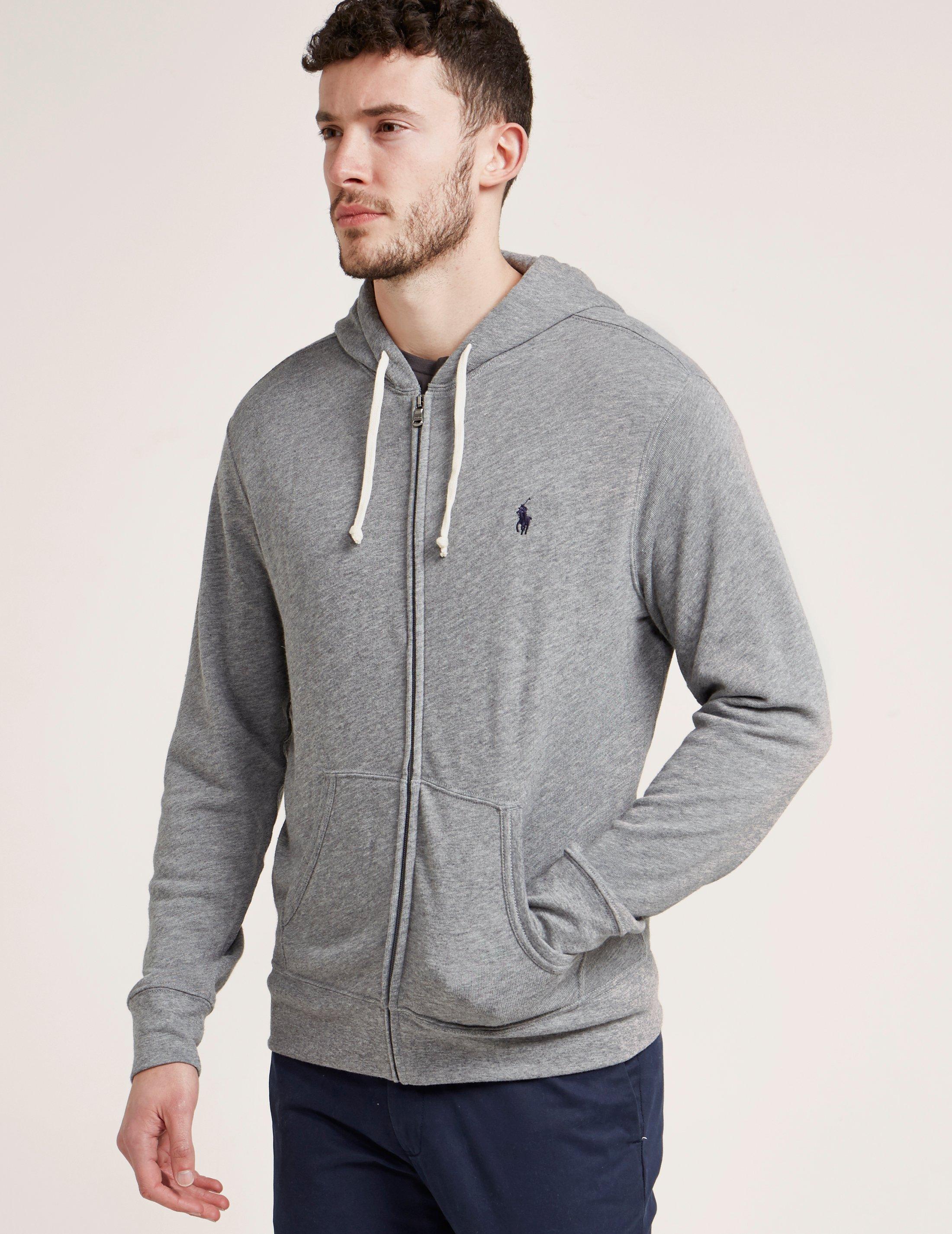 Lyst - Polo Ralph Lauren French Terry Hoody in Gray for Men