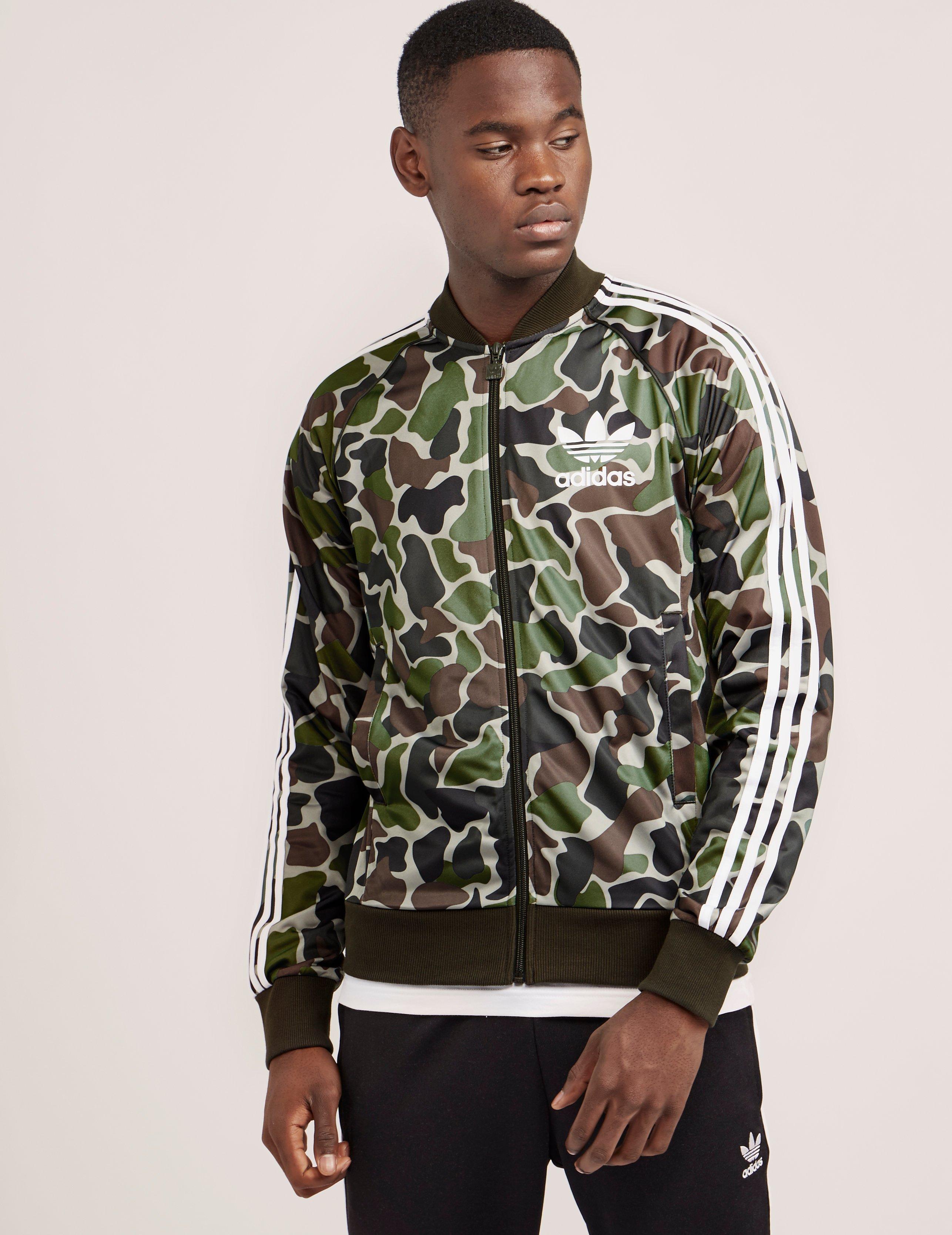 Lyst adidas Originals hombre Superstar Track Top Verde Camuflaje Lyst adidas Originals hombre Superstar Track Top Verde Camuflaje