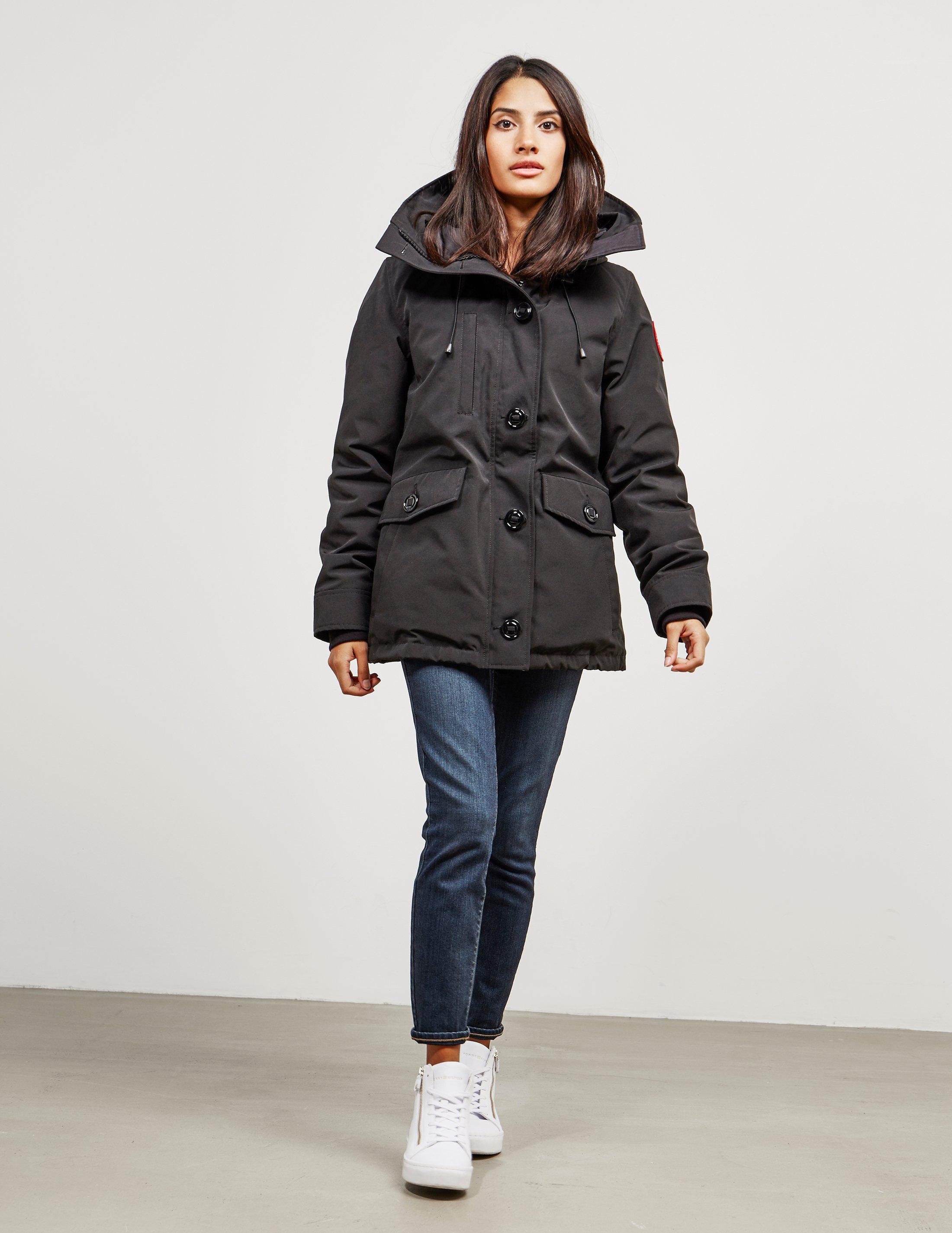Canada Goose Womens Rideau Padded Parka Jacket Black in Black - Save ... Canada Goose Womens Rideau Padded Parka Jacket Black in Black - Save ...