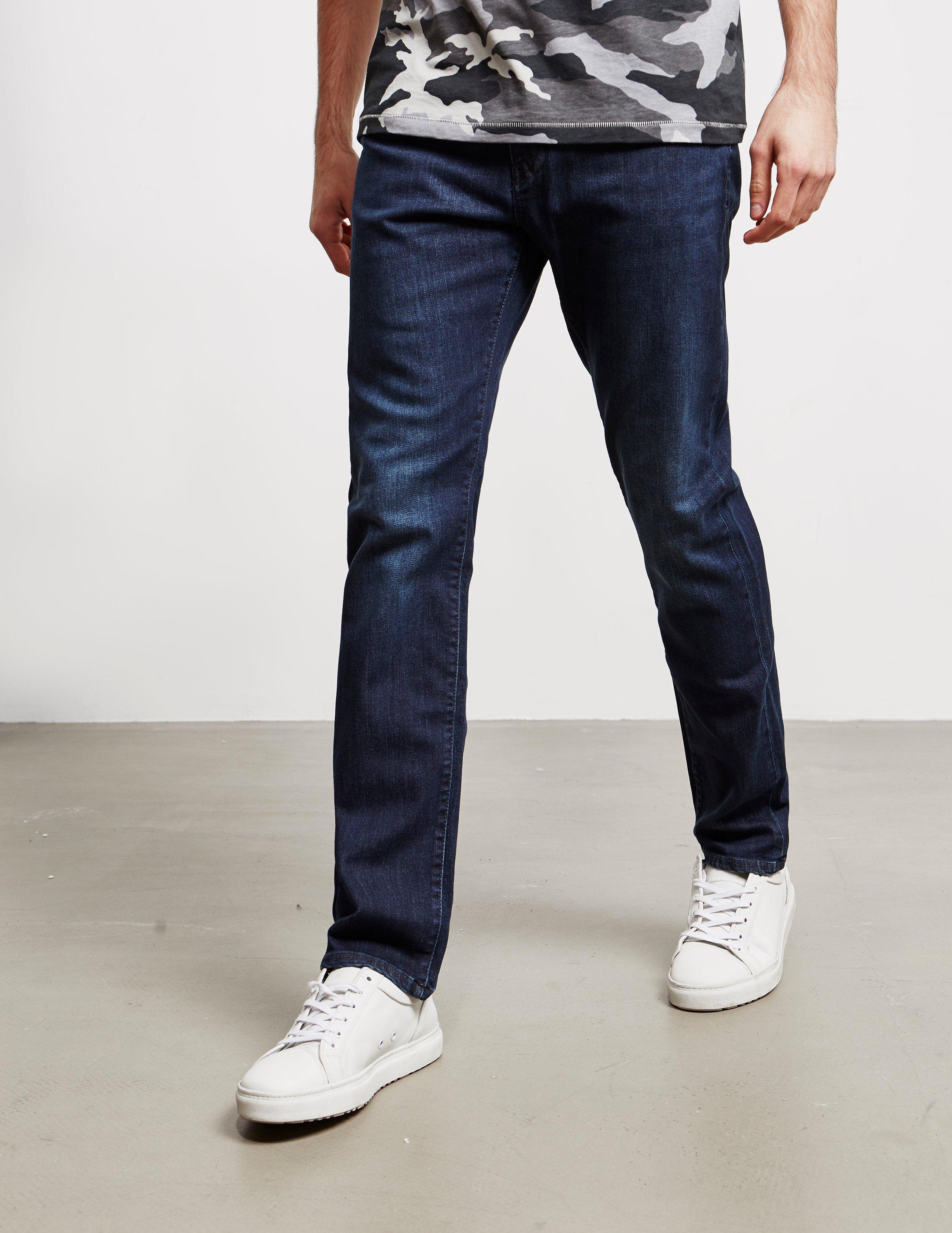 armani exchange blue jeans