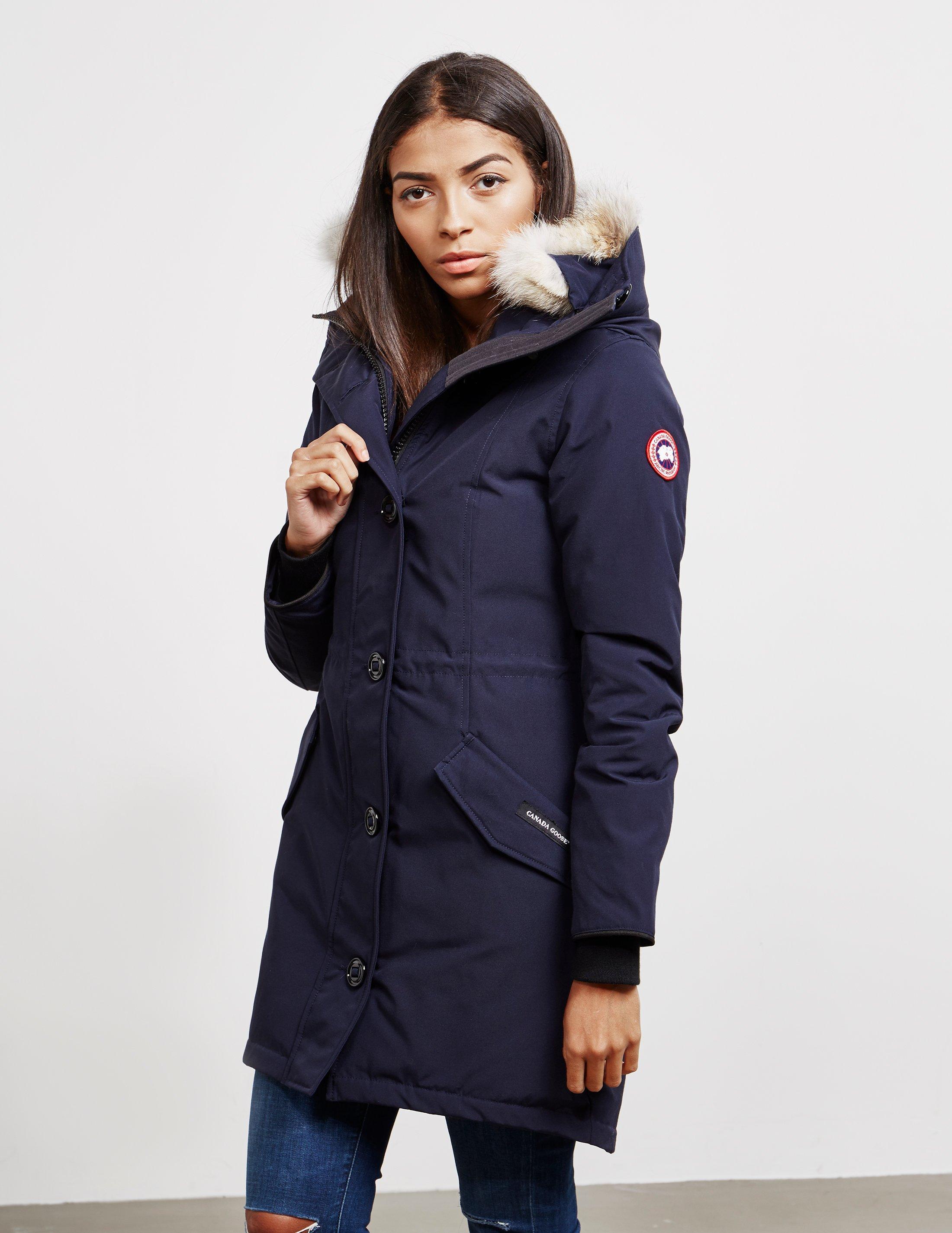 Canada Goose Rossclair Padded Parka Jacket Blue in Blue - Lyst