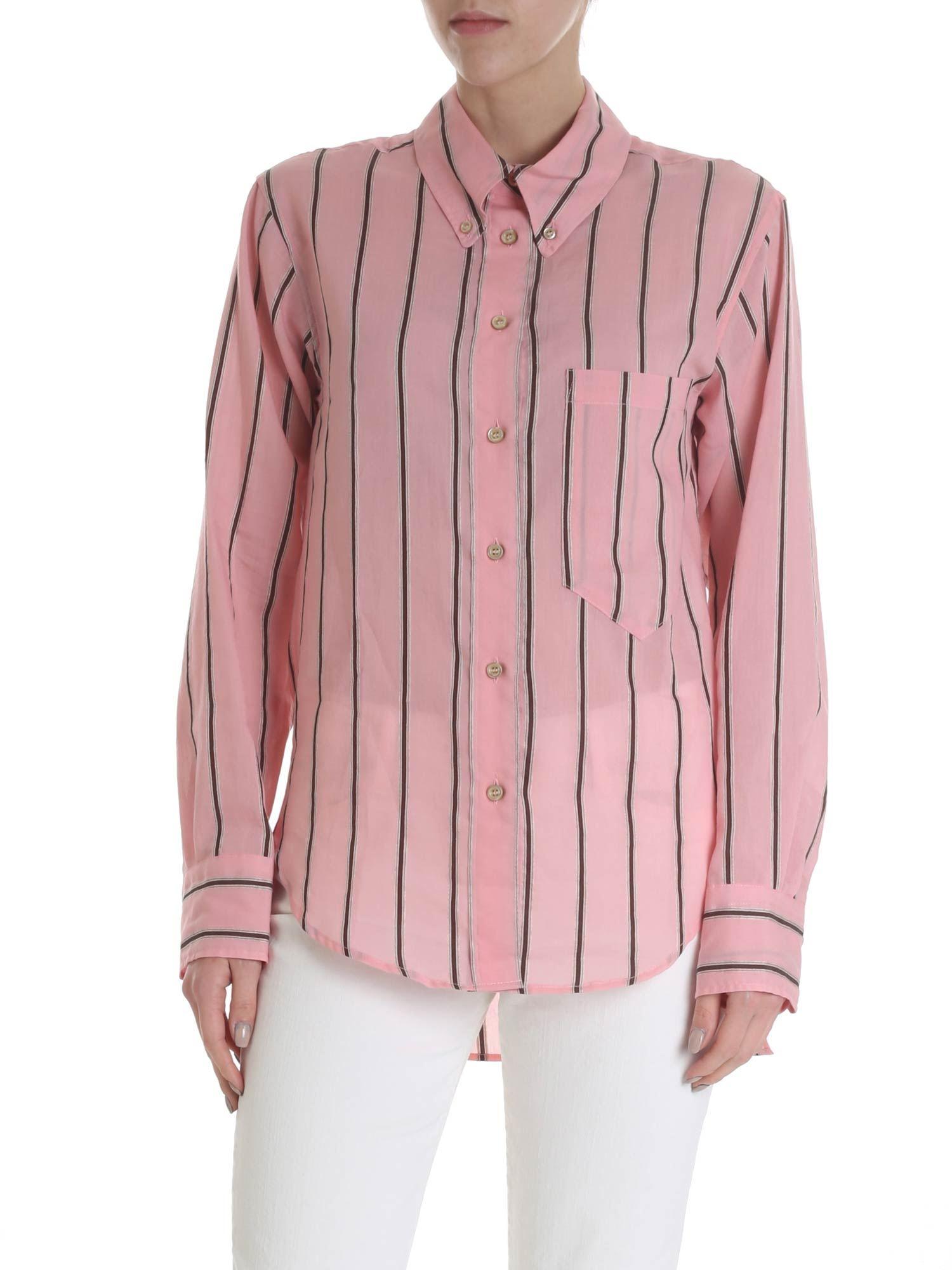 Étoile Isabel Marant Yvana Button-down Shirt In Pink in Pink - Lyst