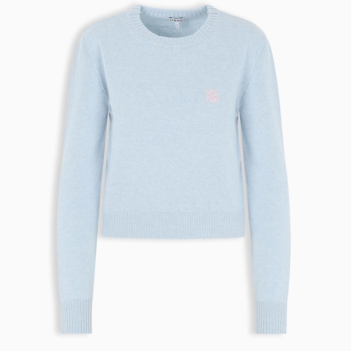 Loewe Light Blue Wool Sweater - Lyst