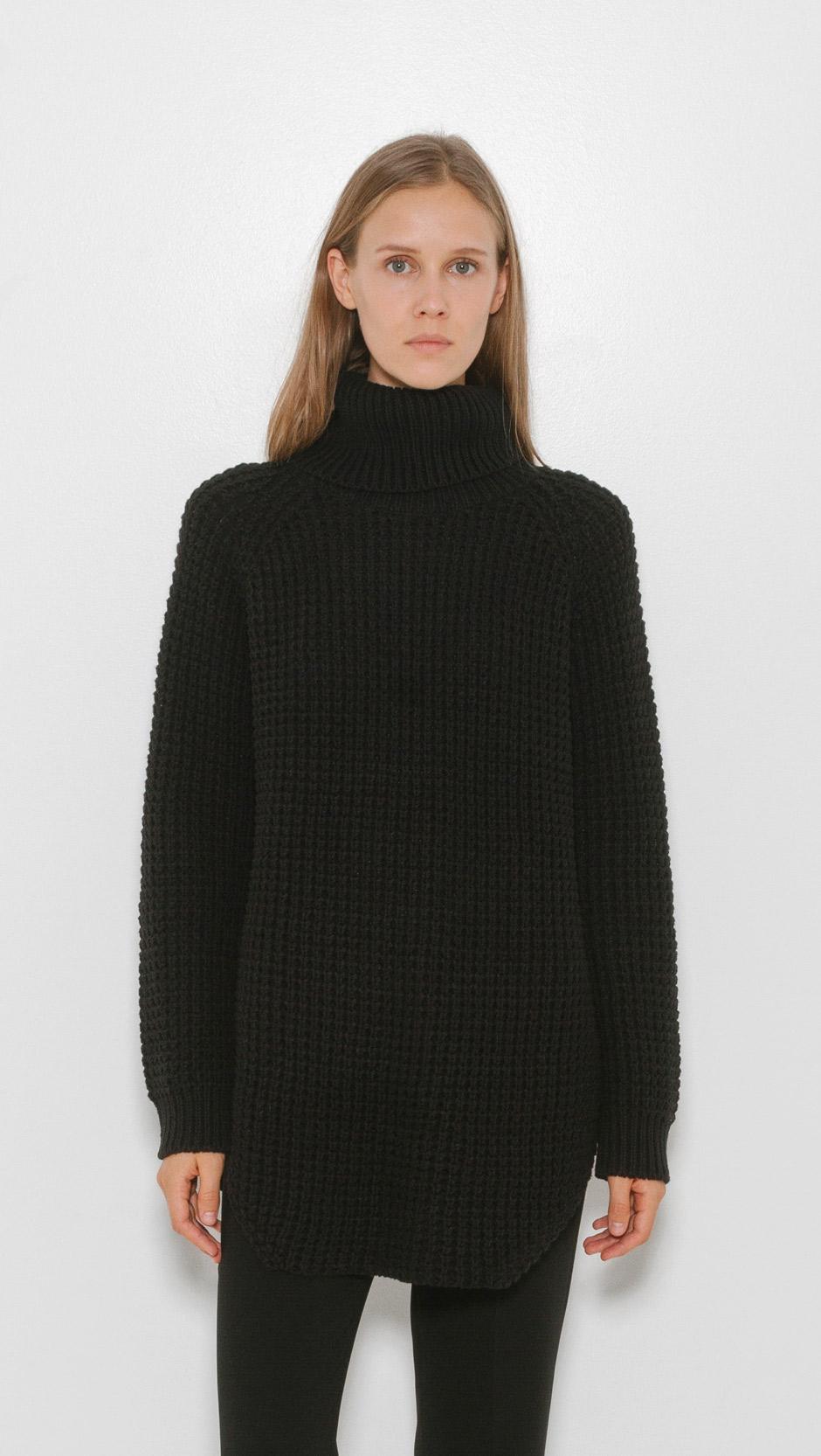 grand sweater in black lyst grand sweater in black lyst