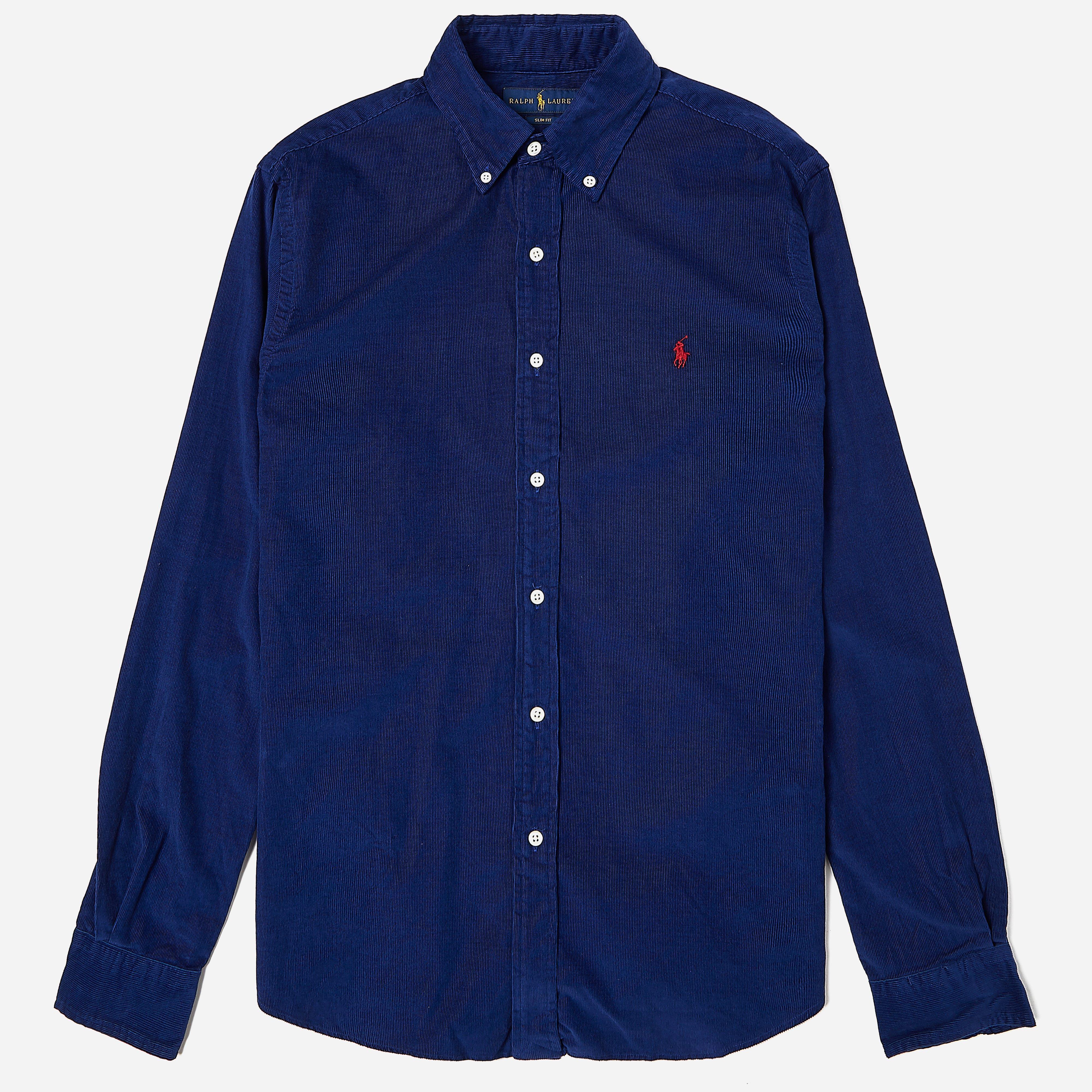 Lyst - Polo Ralph Lauren Corduroy Sport Shirt in Blue for Men