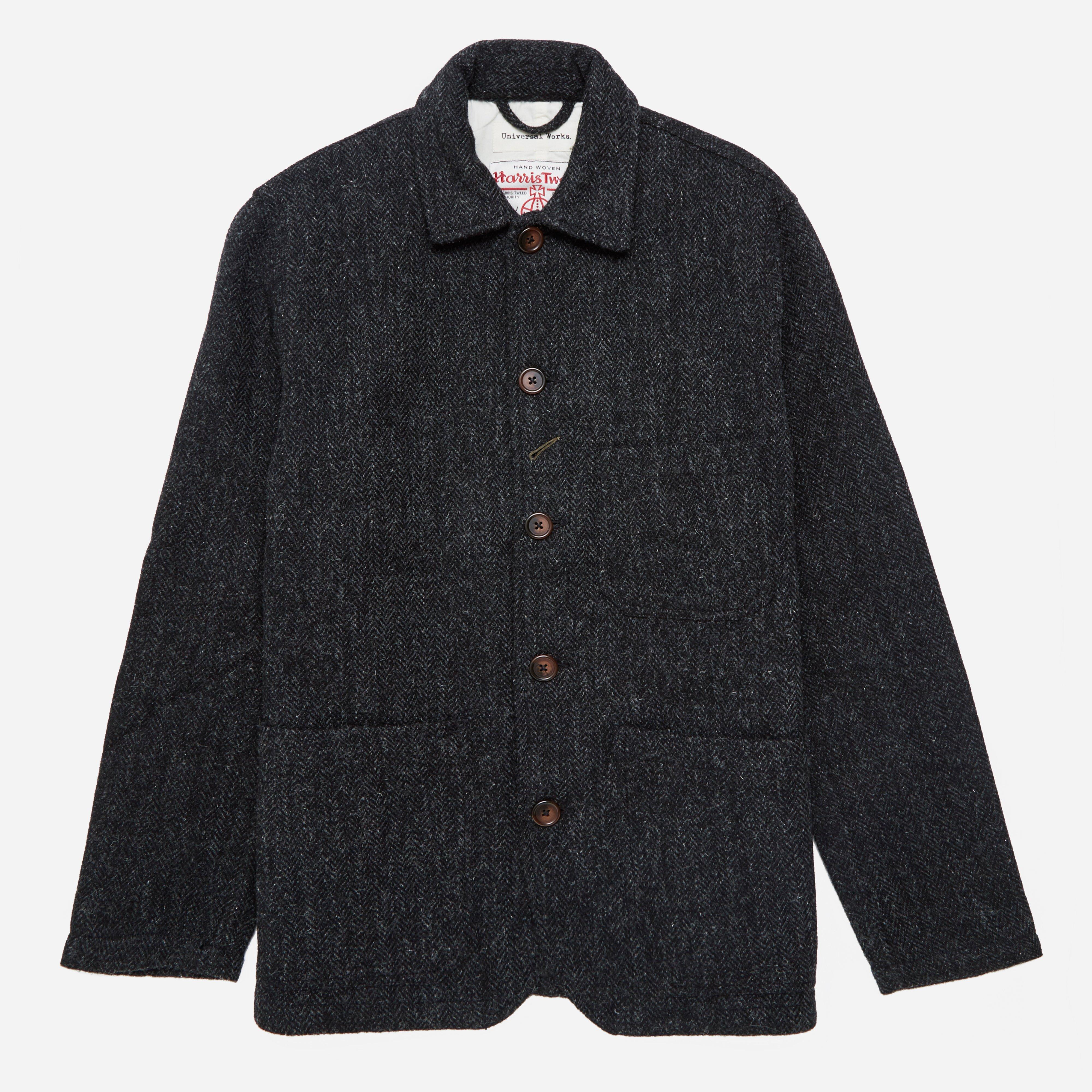 Universal Works Harris Tweed Bakers Chore Jacket for Men Lyst