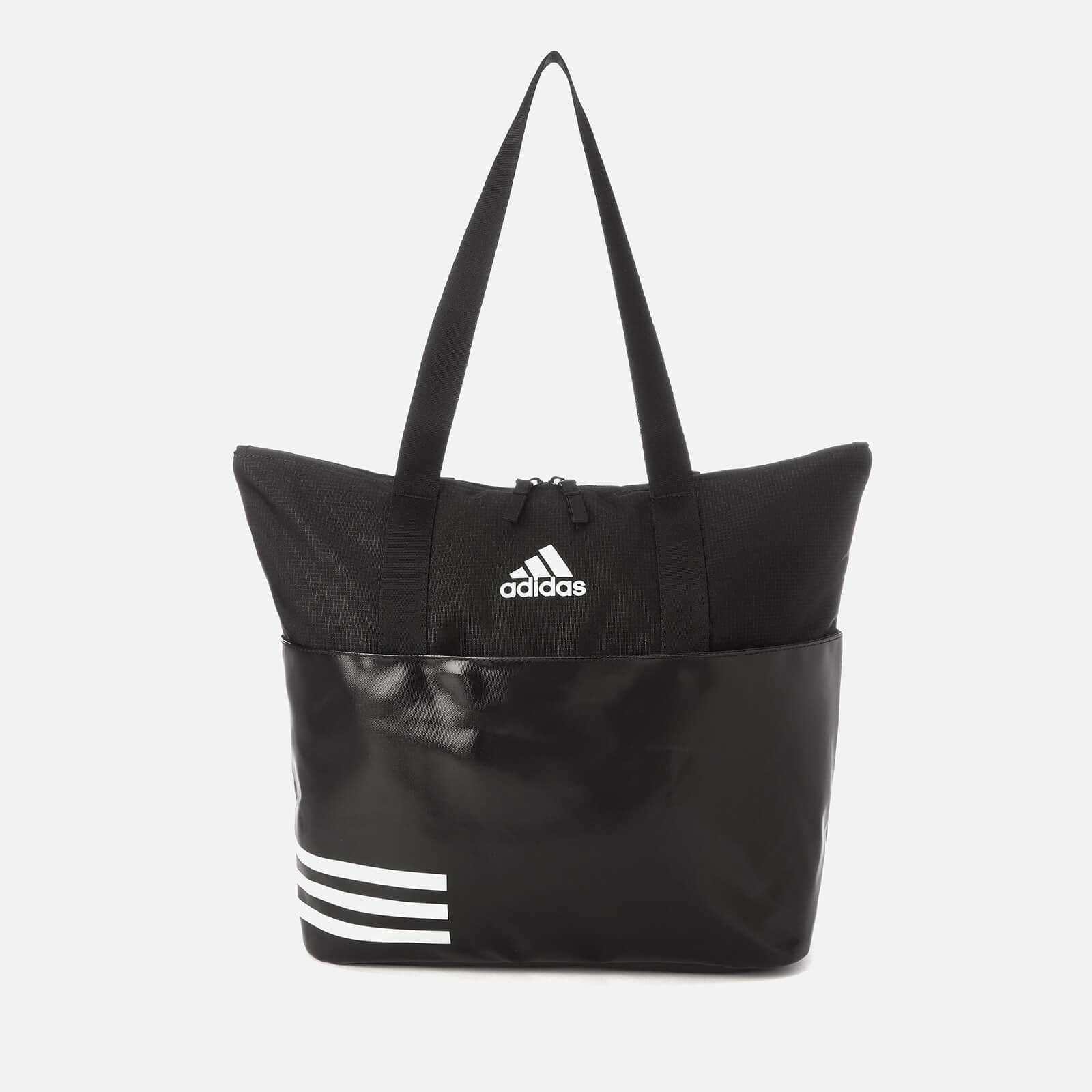 adidas 3 Stripe Tote Bag in Black - Lyst