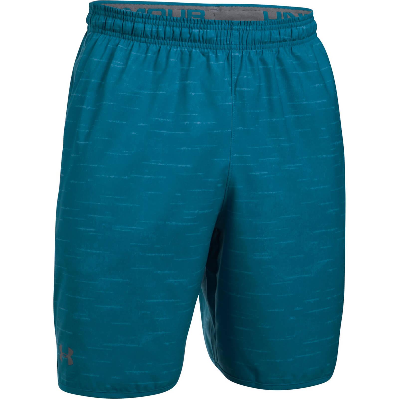 Lyst Under Armour Qualifier Printed Shorts in Blue for Men