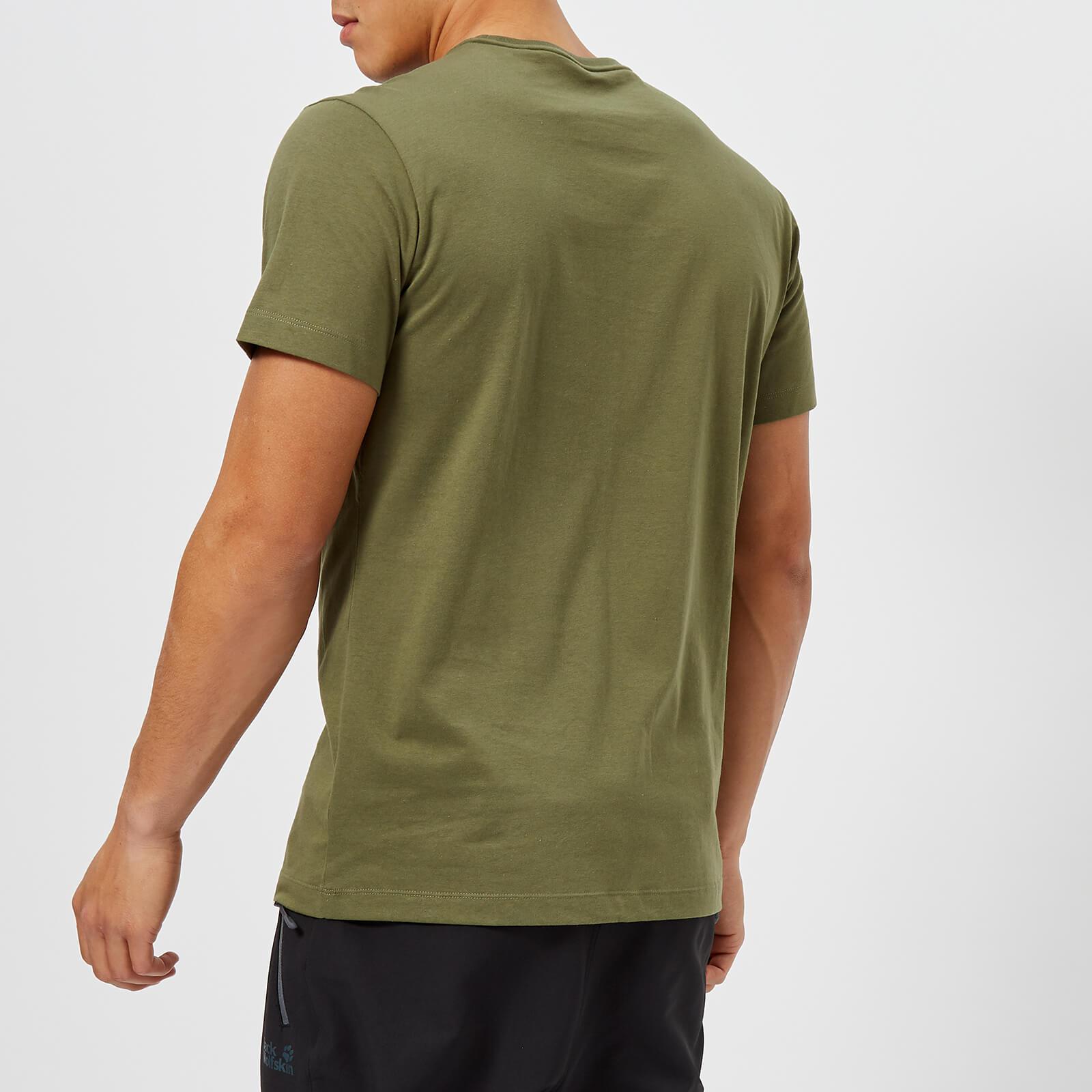 Lyst - Jack Wolfskin Essential Short Sleeve T-shirt in Green for Men