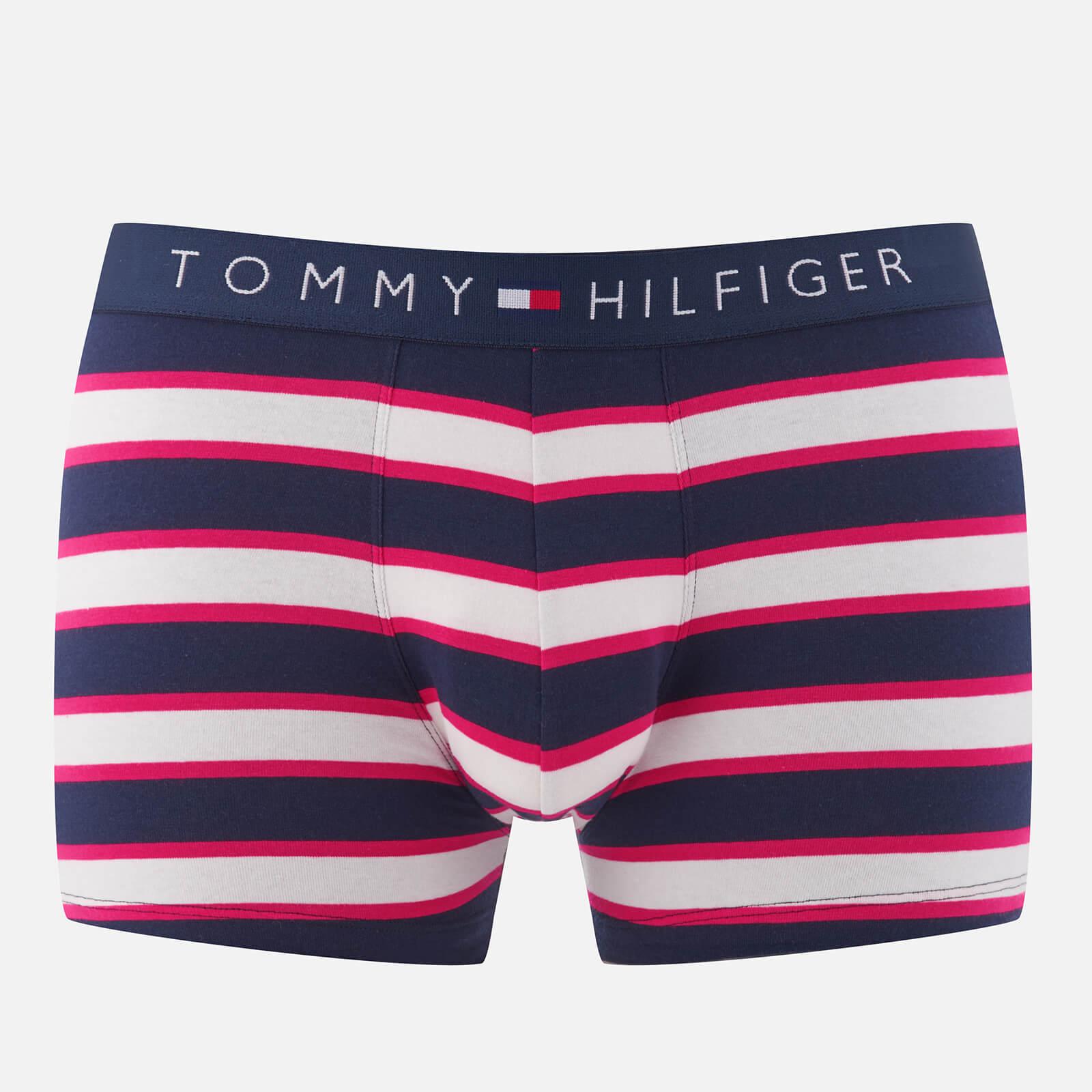 Lyst - Tommy Hilfiger Stripe Trunk Boxers in Pink for Men