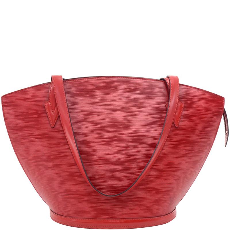Louis Vuitton Red Epi Leather Saint Jacques Gm Bag in Red - Lyst