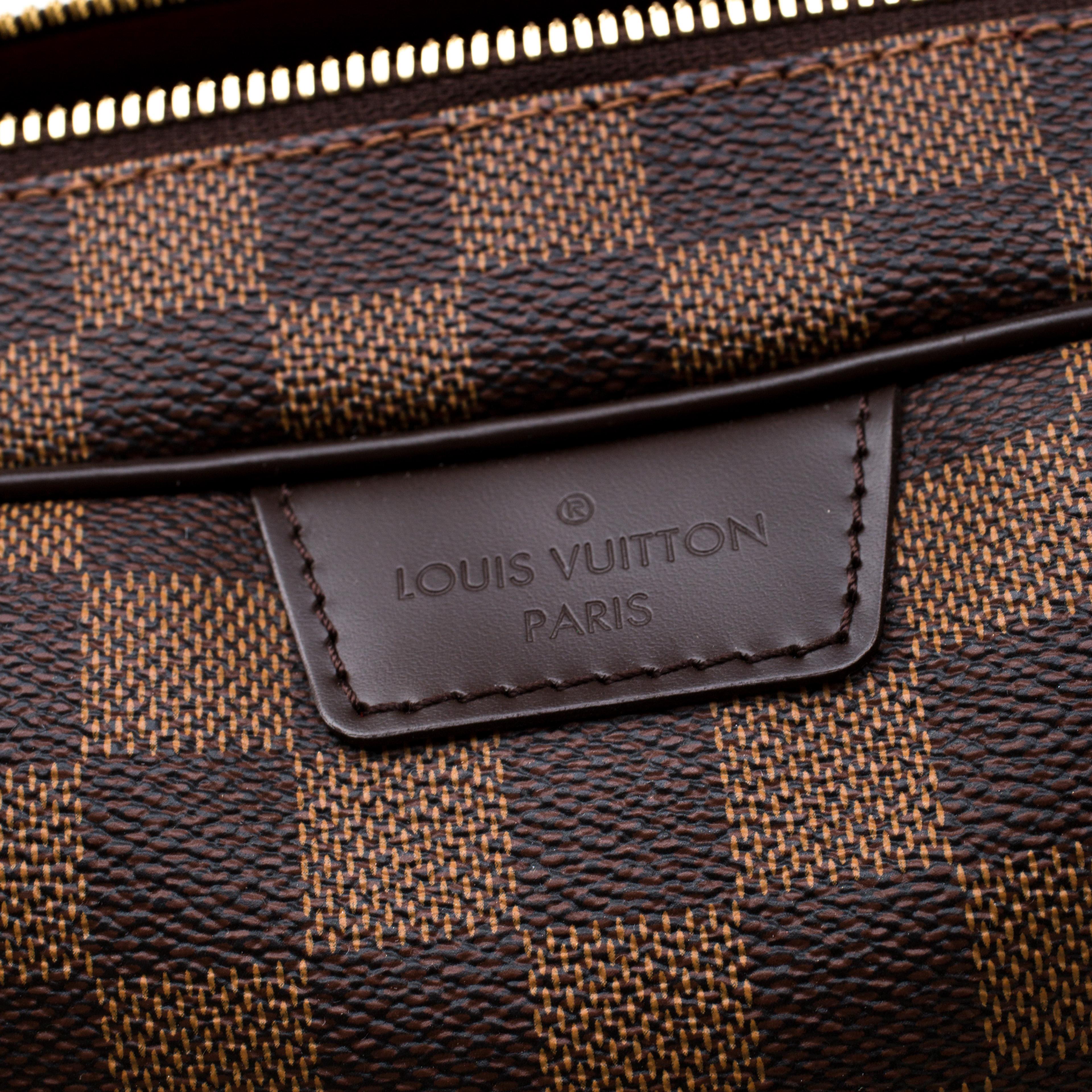 Louis Vuitton Damier Ebene Canvas Rivington Gm Bag in Brown - Lyst