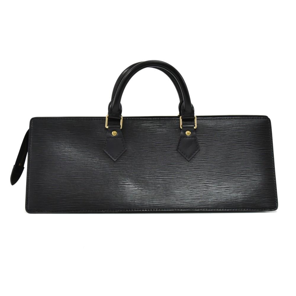 Louis Vuitton Black Epi Leather Sac Triangle Bag in Black - Lyst