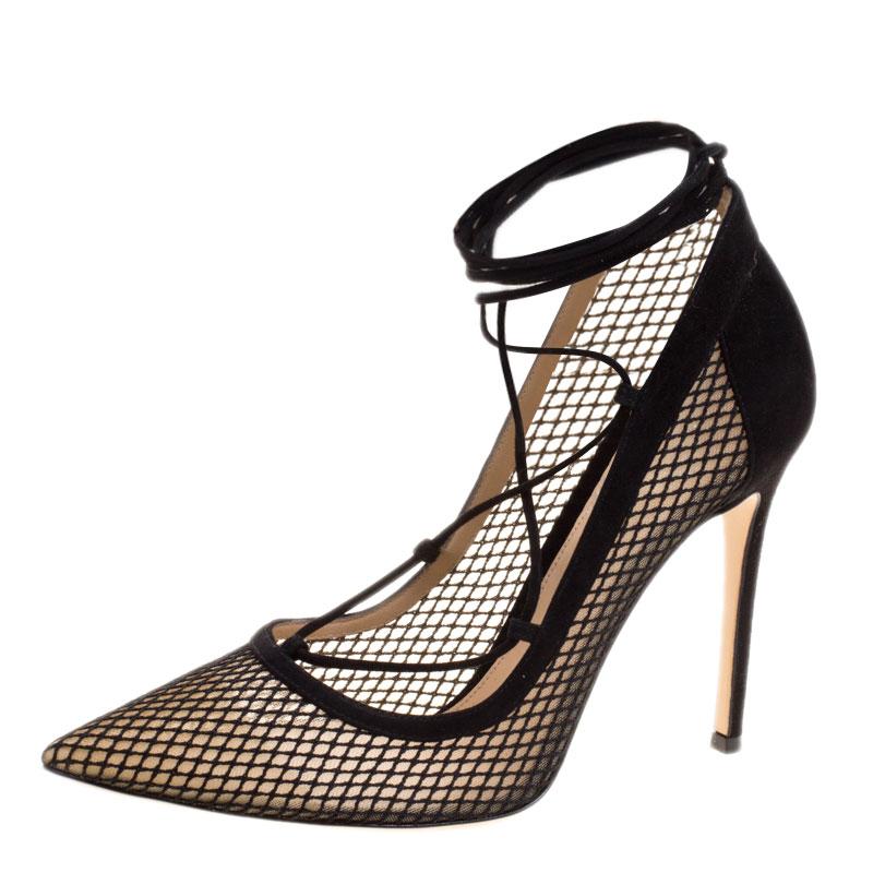 gianvito rossi mesh heels