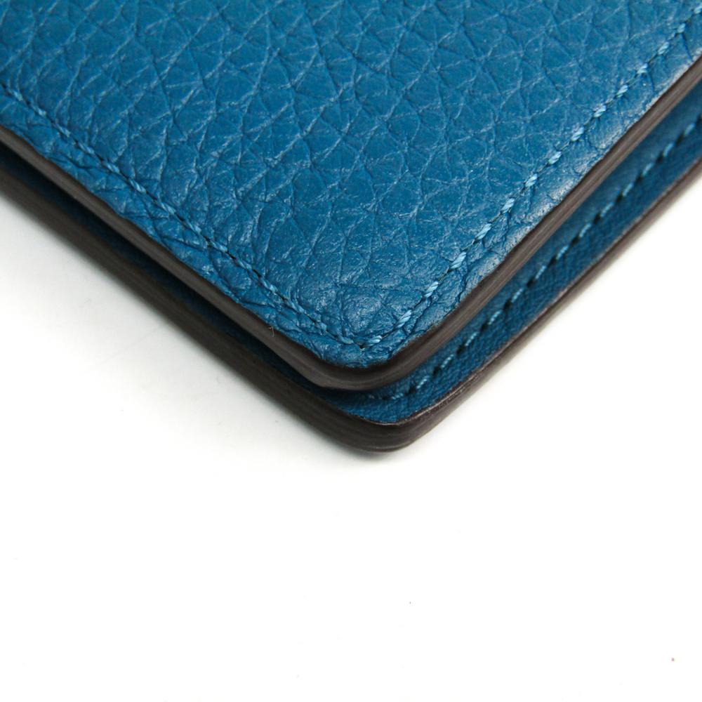 Louis Vuitton Taurillon Leather Brazza Wallet in Blue for Men - Lyst