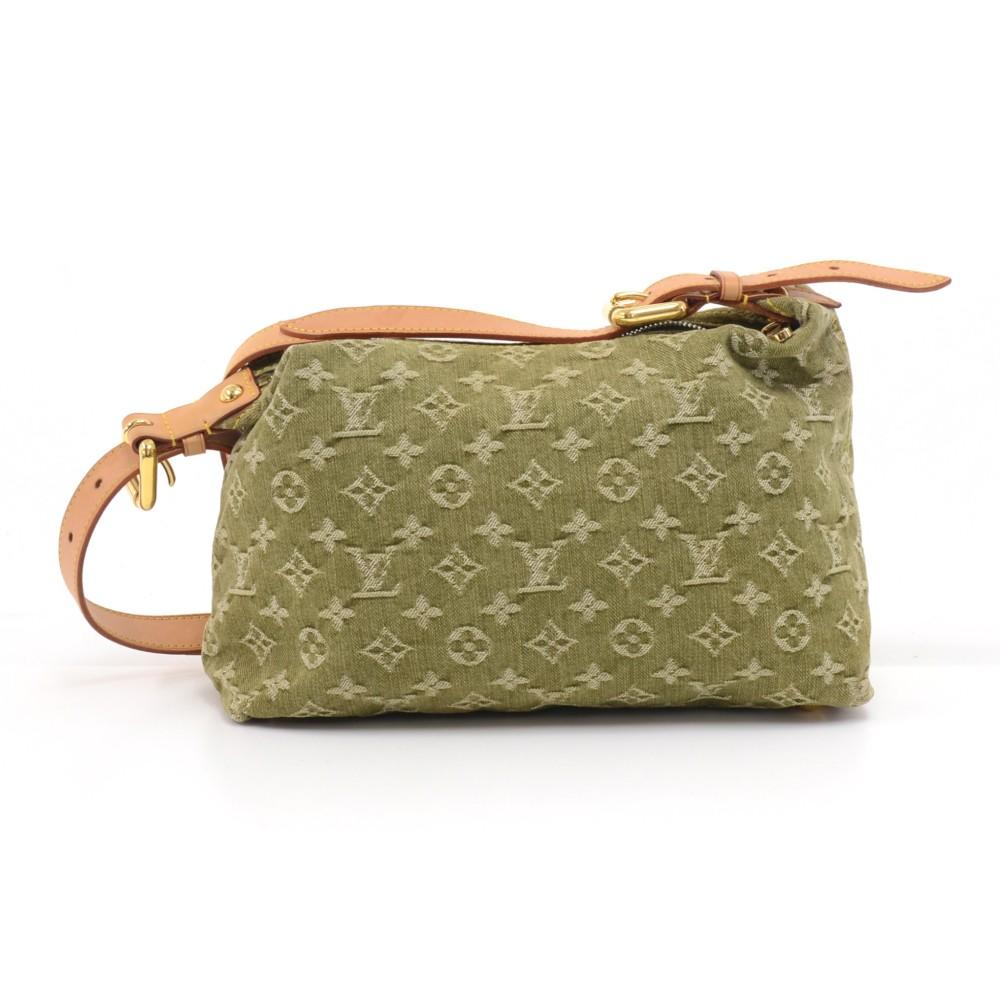 Louis Vuitton Blue Monogram Mini Lin Pochette Kathleen Bag - Yoogi's Closet