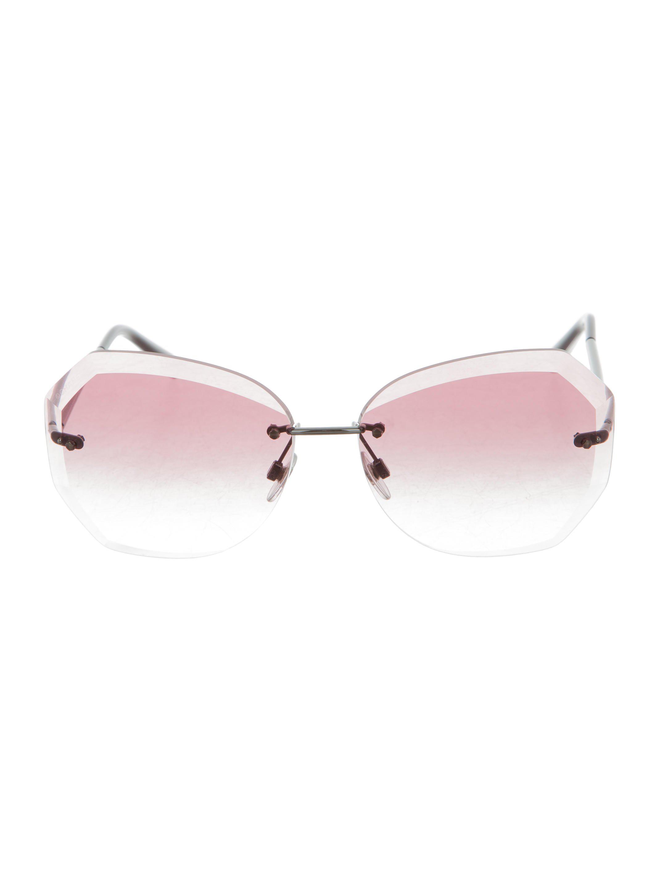 Lyst - Chanel 2017 Round Spring Sunglasses W/ Tags in Pink