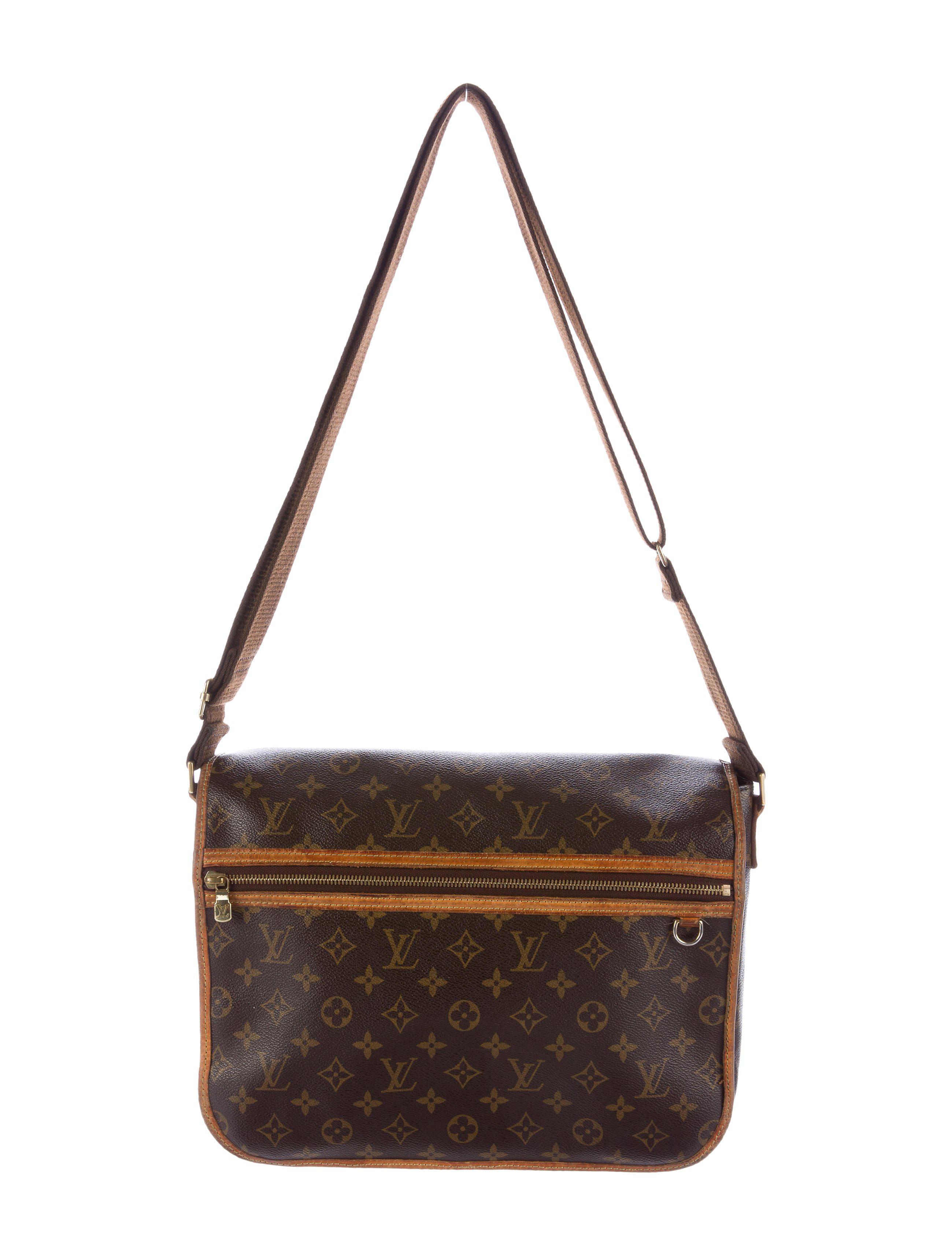 Lyst - Louis Vuitton Bosphore Messenger Bag Gm Brown in Natural for Men