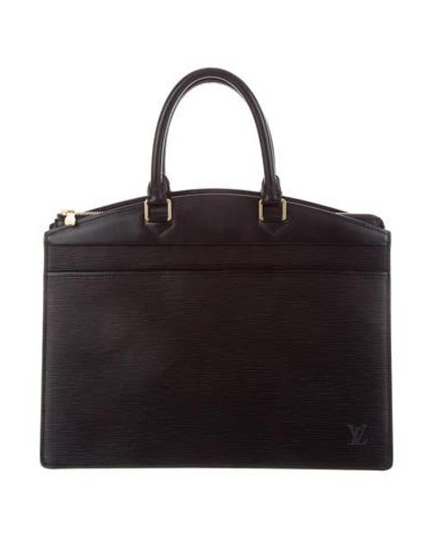 Lyst - Louis Vuitton Epi Riviera Bag Black in Metallic