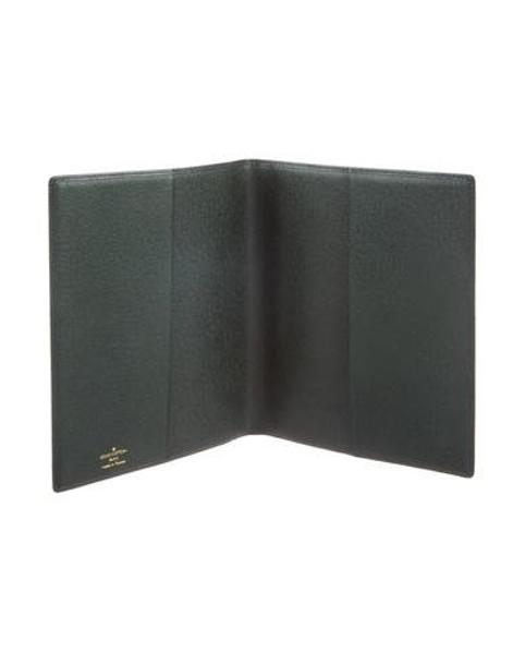 Lyst - Louis Vuitton Taiga Desk Agenda Cover Green in Metallic