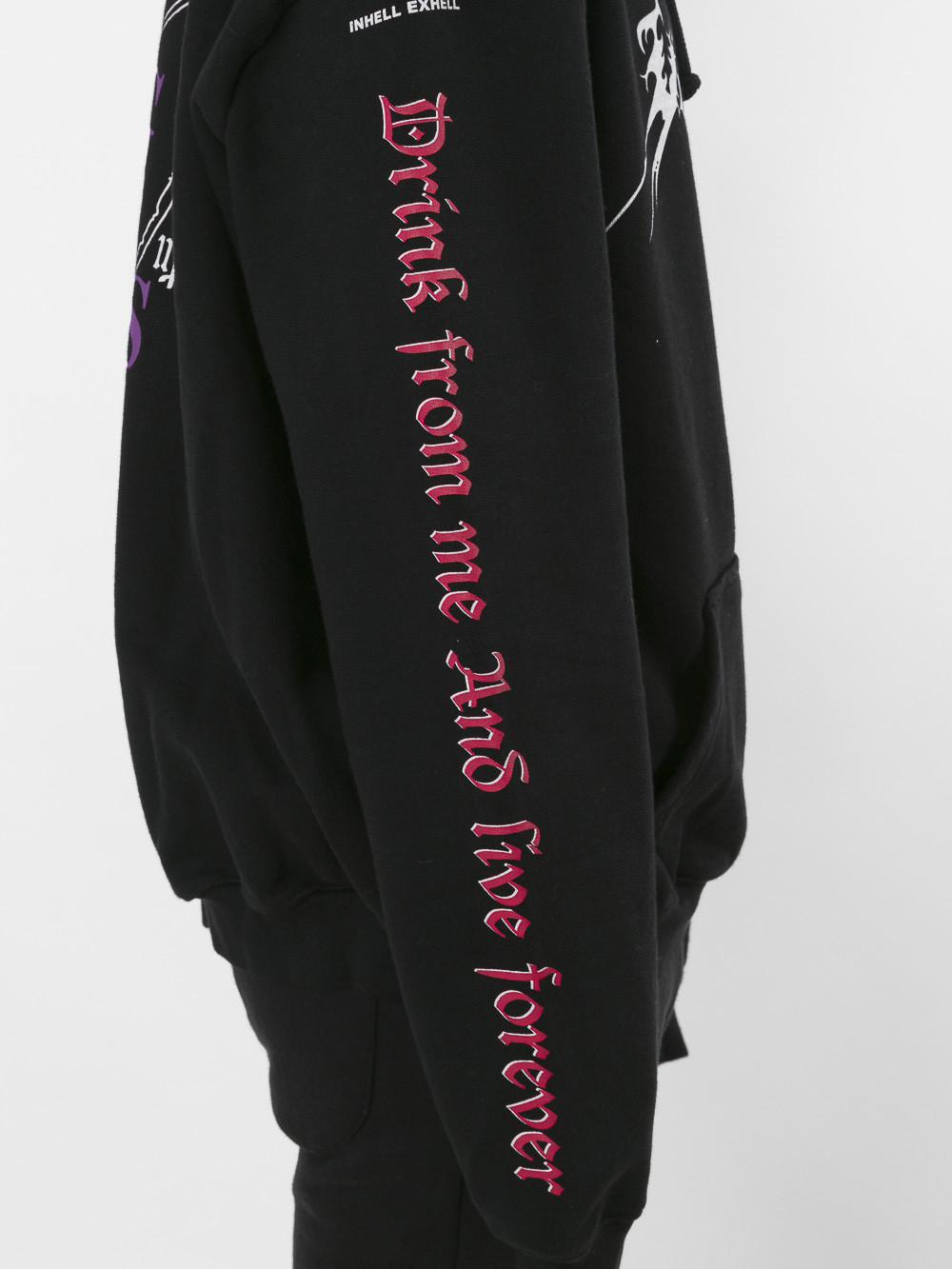 Lyst - Vetements Total Fucking Darkness Oversized Cotton Hoodie in Black