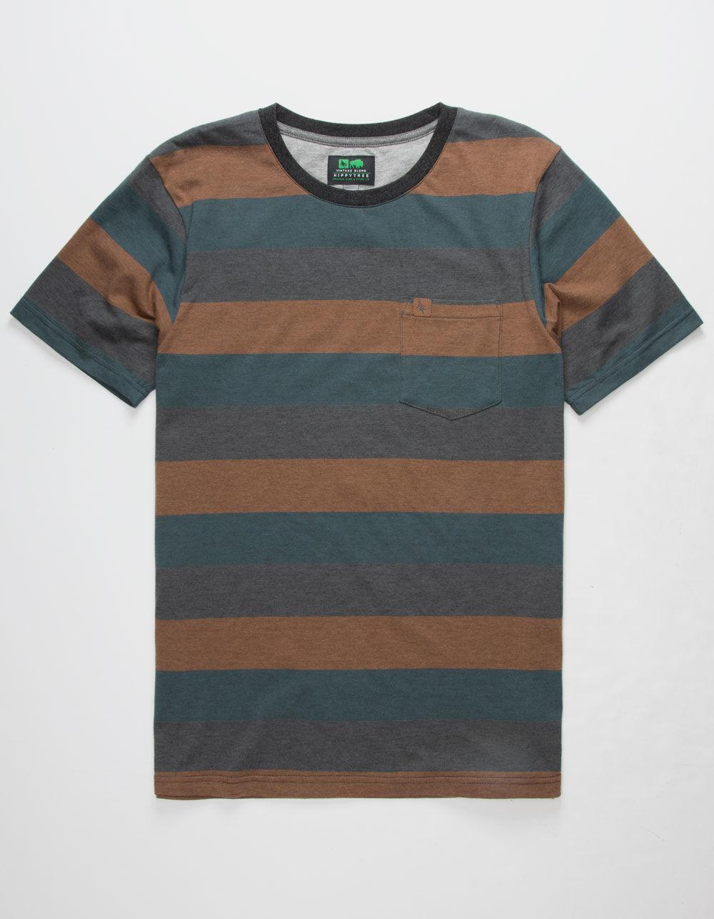 Download Lyst - HippyTree Elmore Heather Rust Mens Pocket Tee in ...