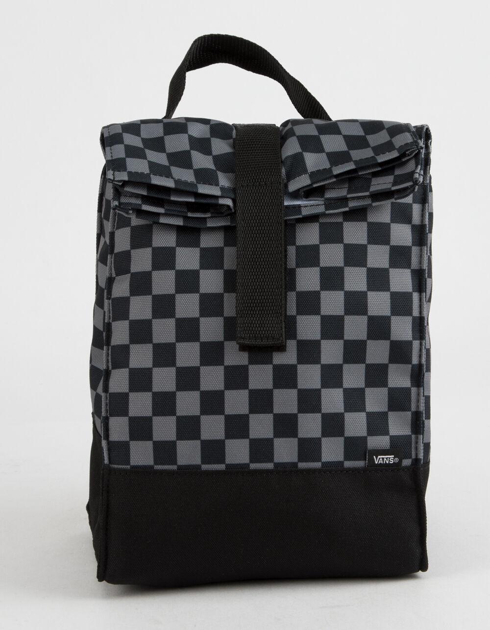 Vans Mow Black Checkerboard Lunch Bag in Black - Lyst