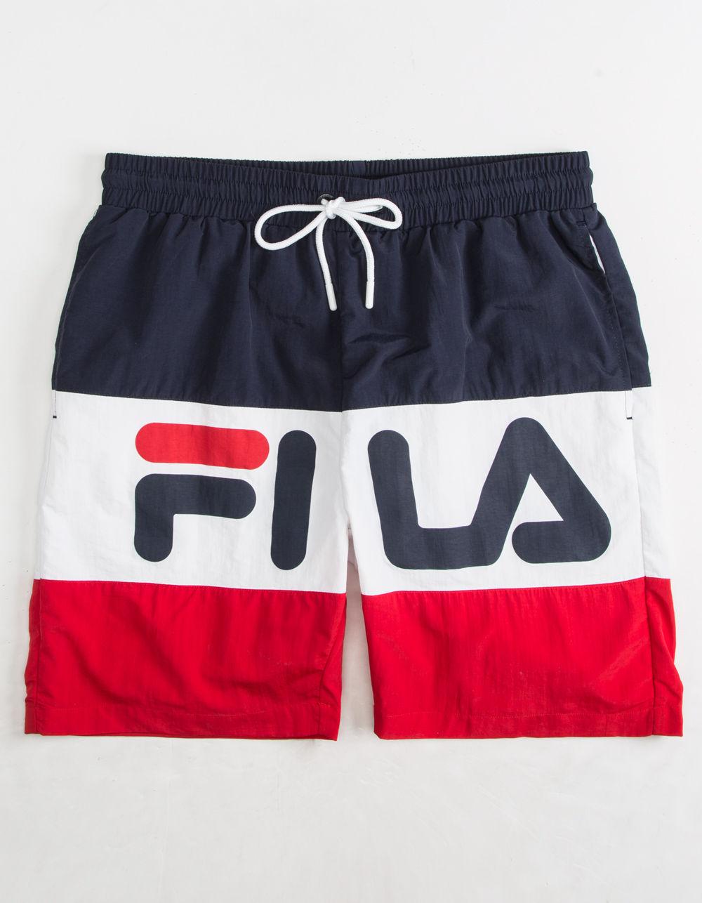 fila shorts mens orange