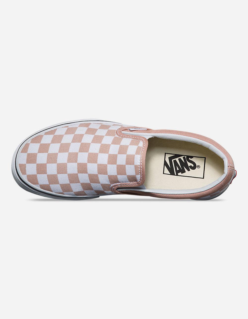 vans checkerboard slip on fashion