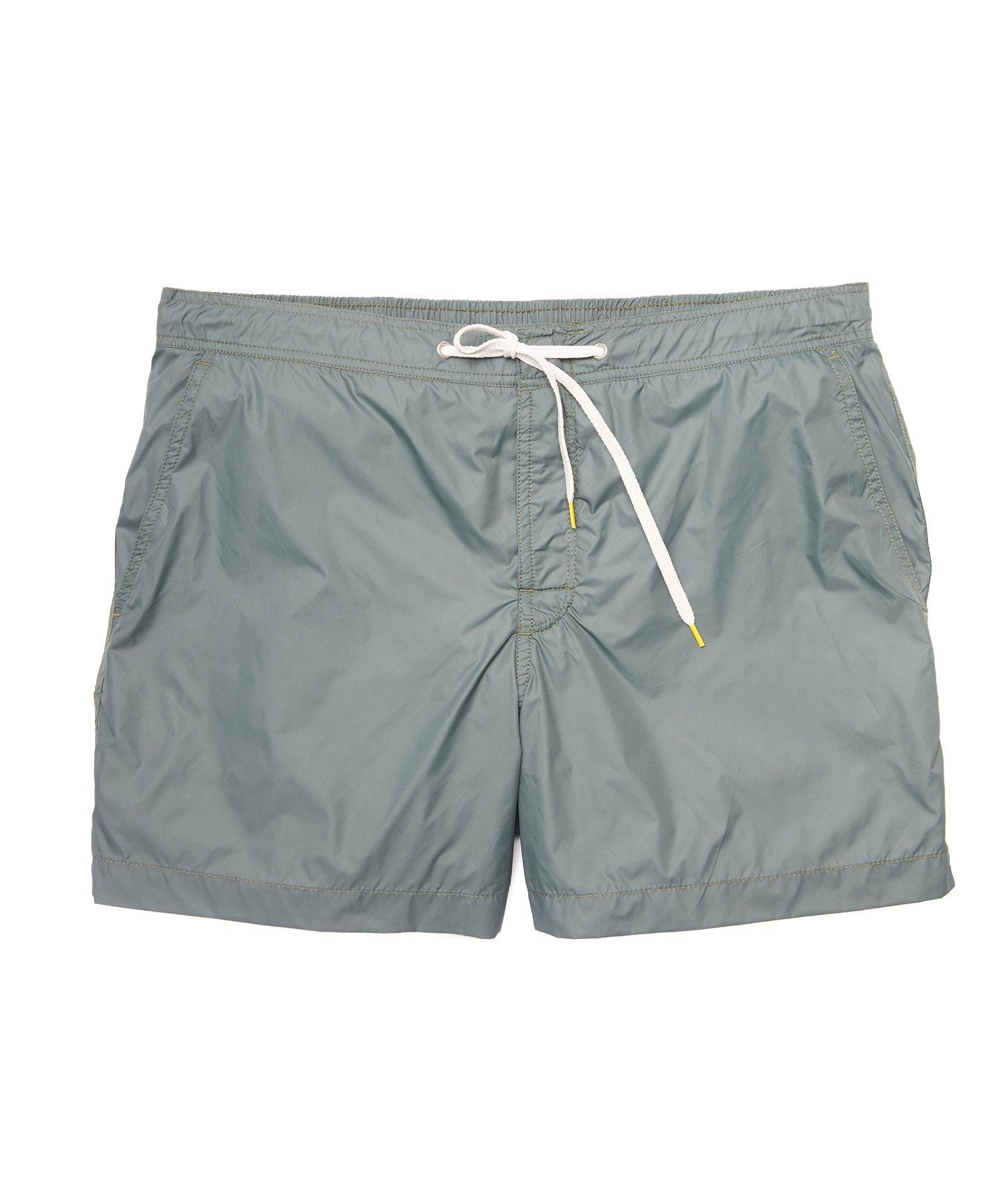Hartford Synthetic Kuta Solid Swim Trunks In Army Green for Men Lyst