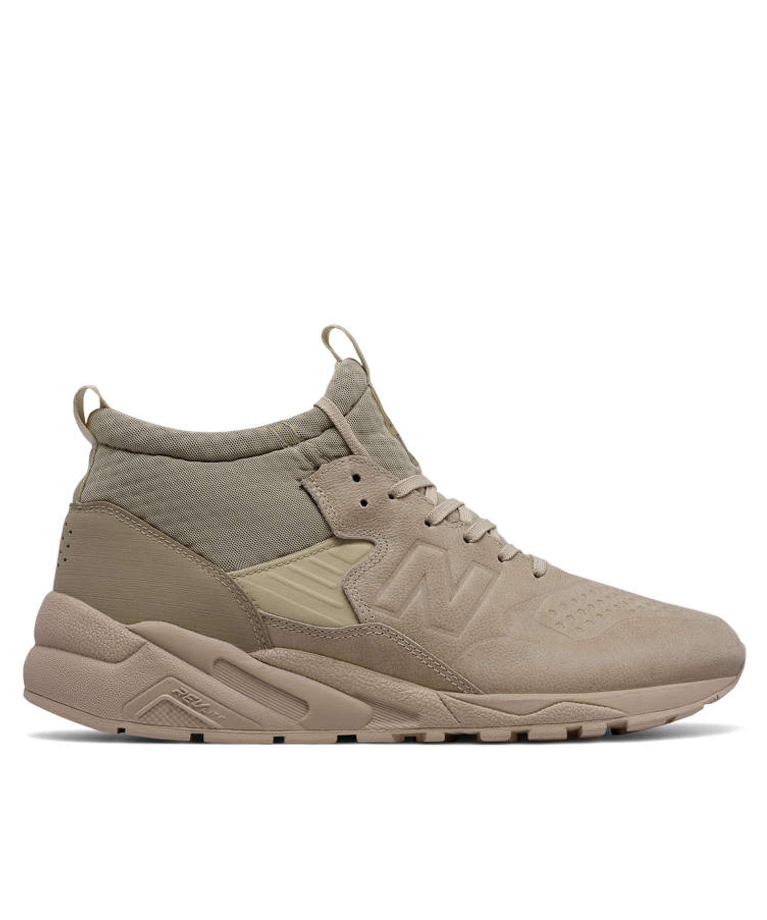 new balance men's 580 deconstructed mid trainers beige new balance men's 580 deconstructed mid trainers beige
