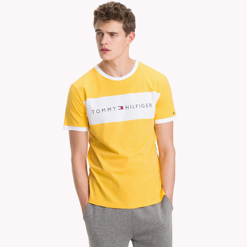 yellow t shirt tommy hilfiger