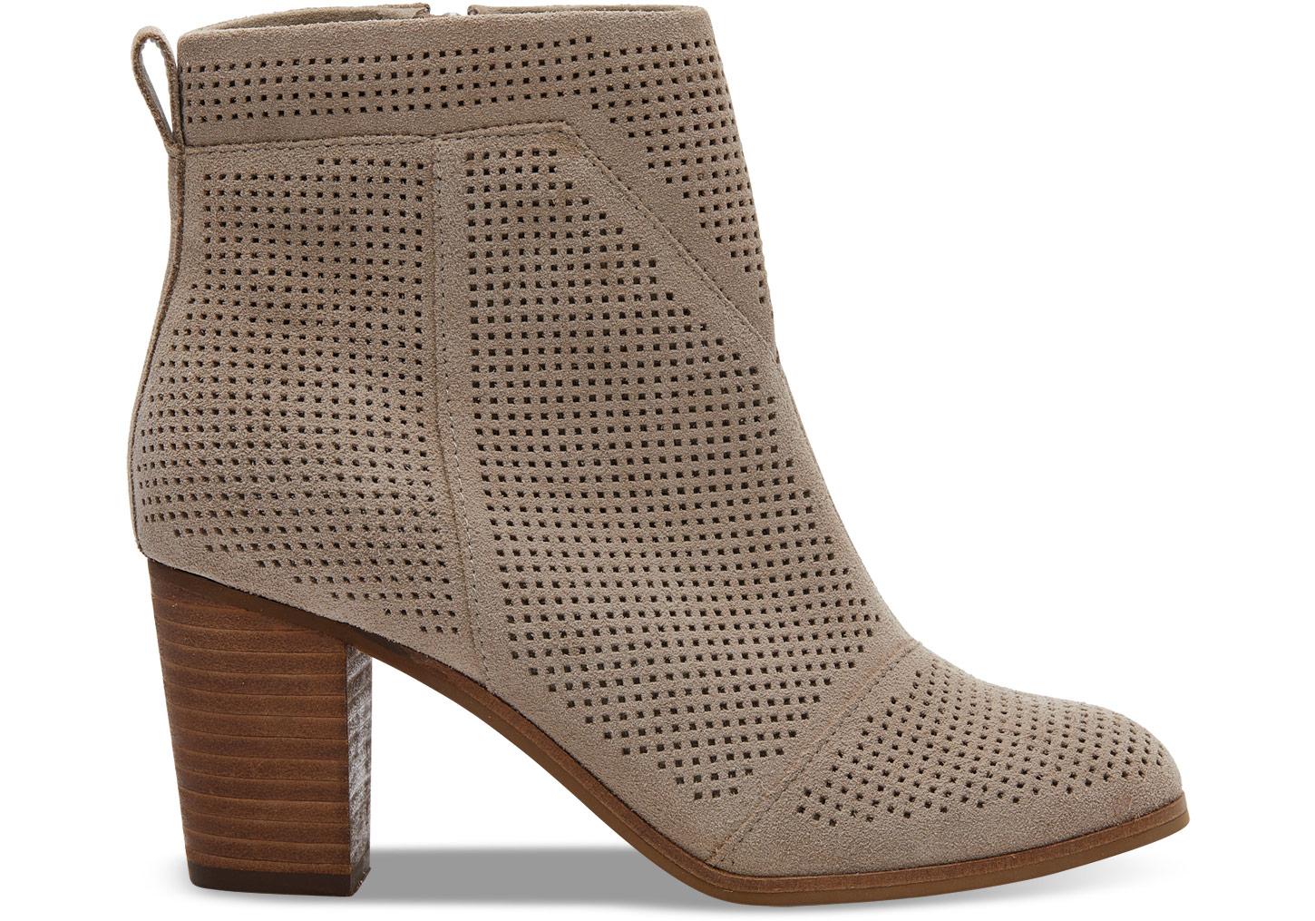 taupe booties women's