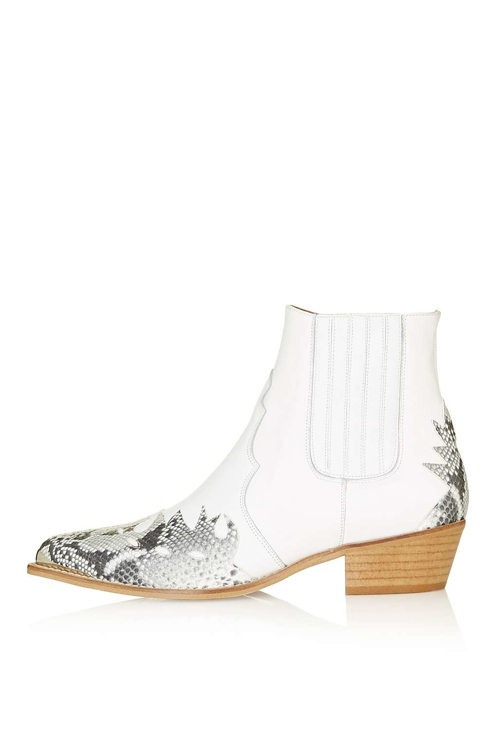 topshop white boots