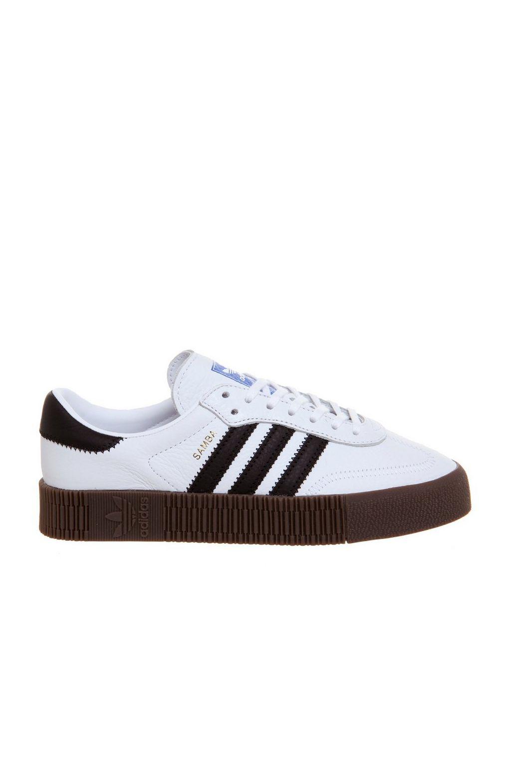 Office Adidas Samba Rose Trainers In White Lyst Office White Adidas Samba Rose Trainers Lyst View Fullscreen
