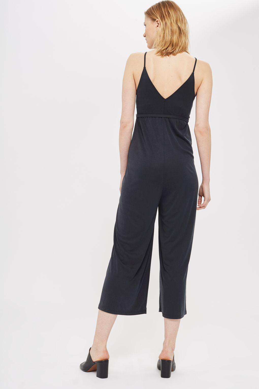Synthetic Maternity Ribbed Cupro Jumpsuit in Charcoal (Blue) Lyst