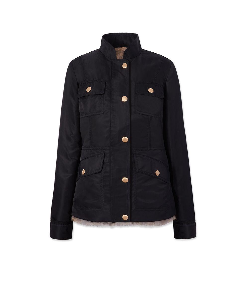 Tory burch Furlined Sgt Pepper Jacket in Black Lyst