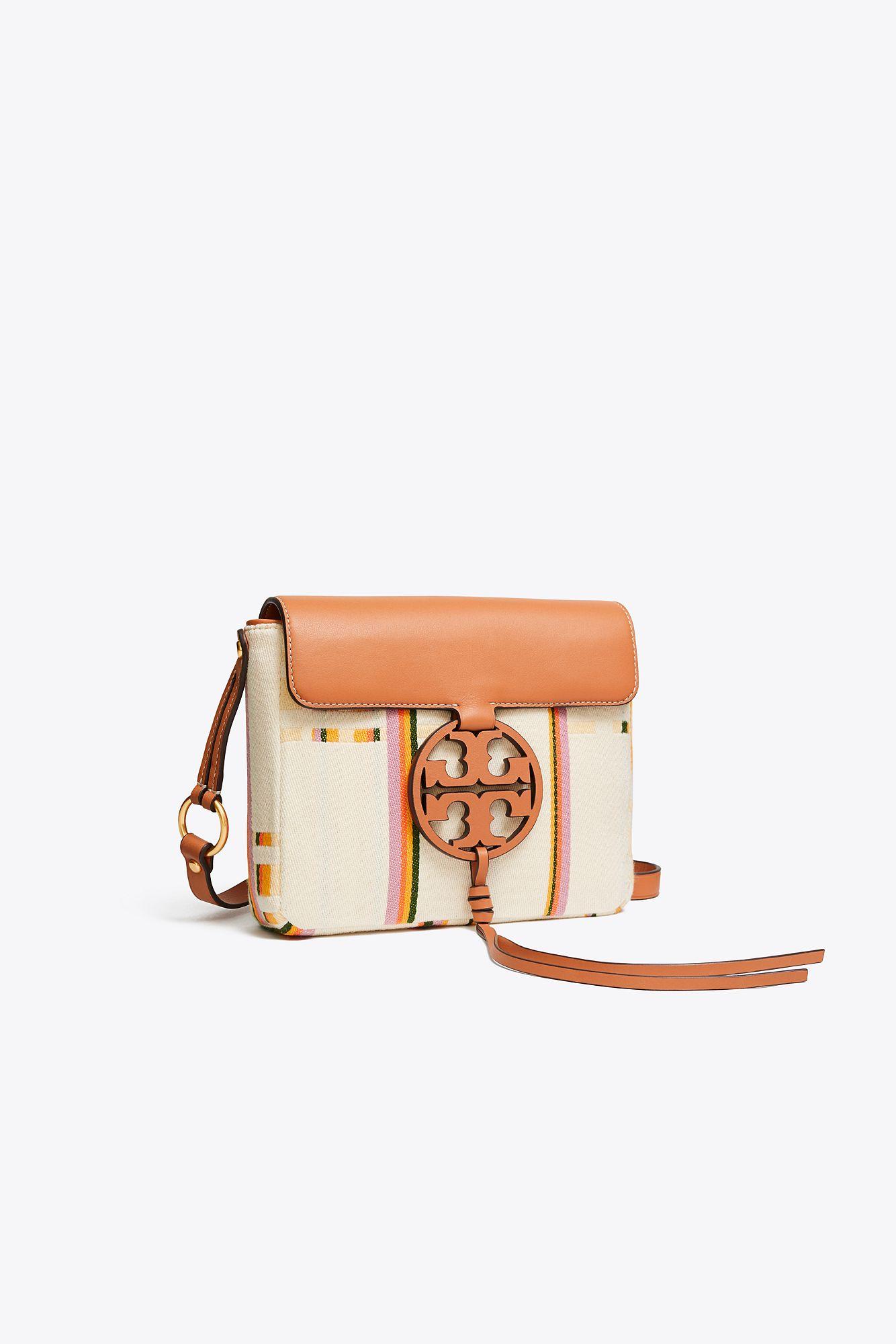 Tory Burch Miller Stripe Straw Crossbody Bag Literacy Basics