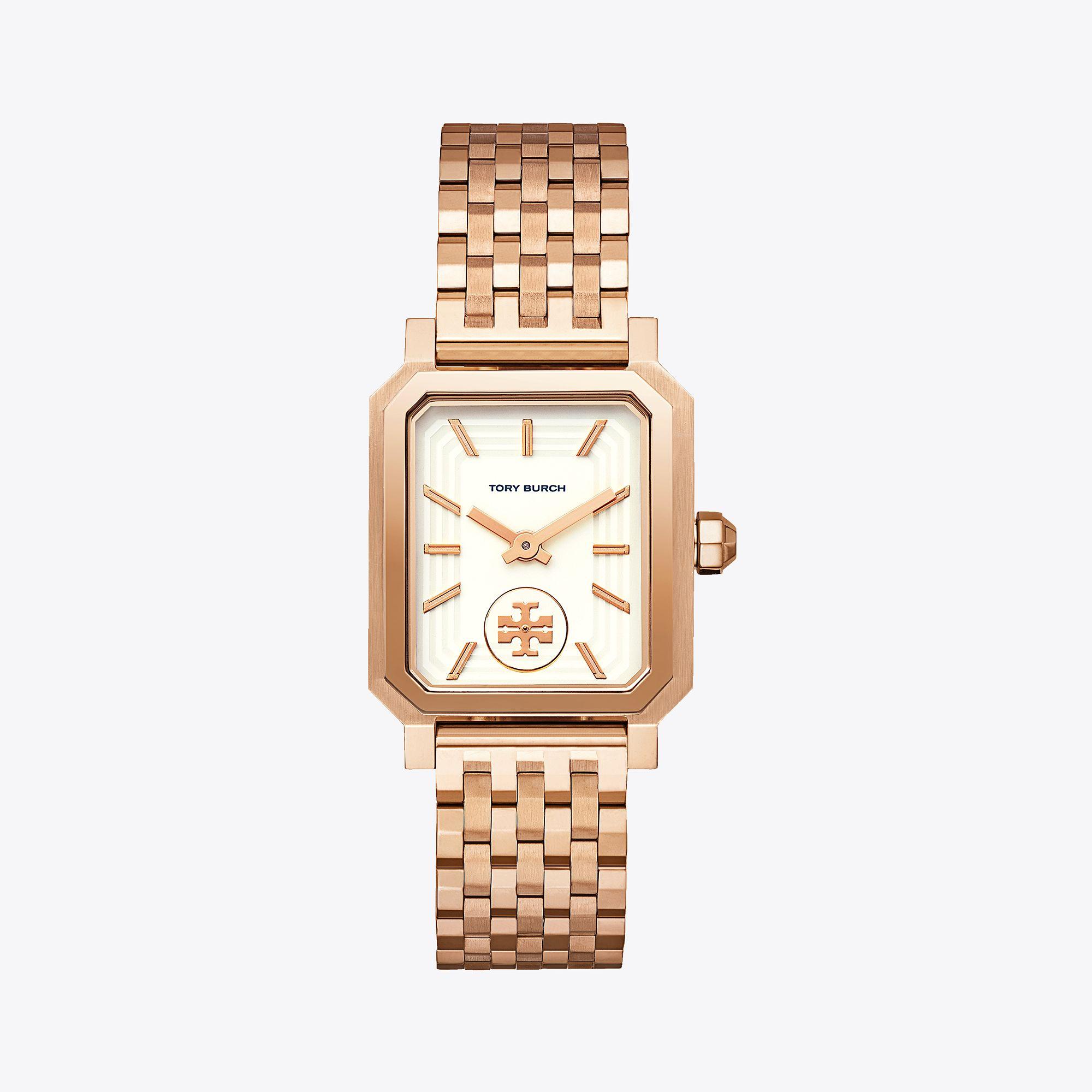 Lyst Tory Burch Robinson Rose Gold 000 Bracelet Watches in Metallic