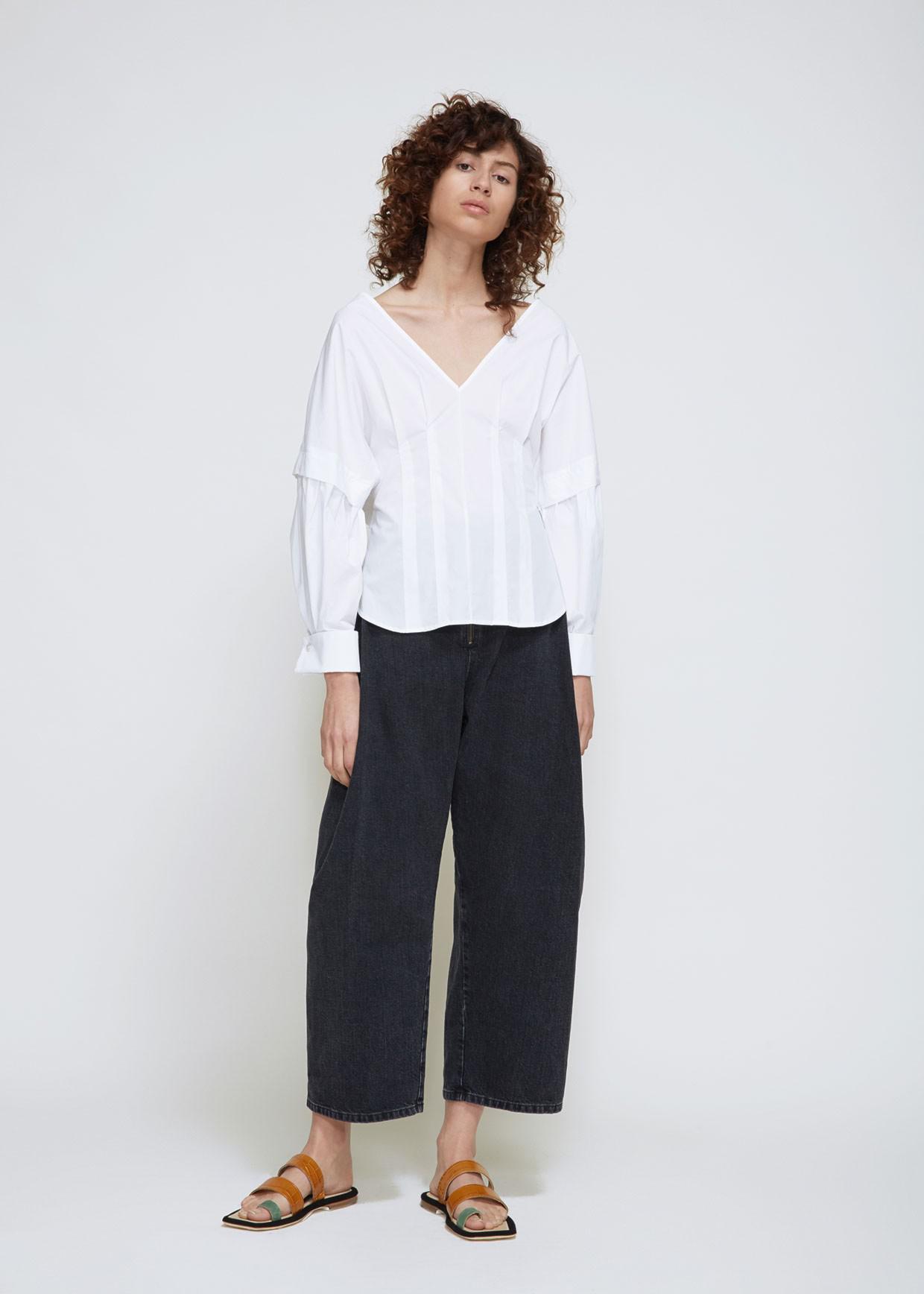 Want: A Boxy Rachel Comey Blouse in a Moody FuturisticPrint forecast Want: A Boxy Rachel Comey Blouse in a Moody FuturisticPrint recommend
