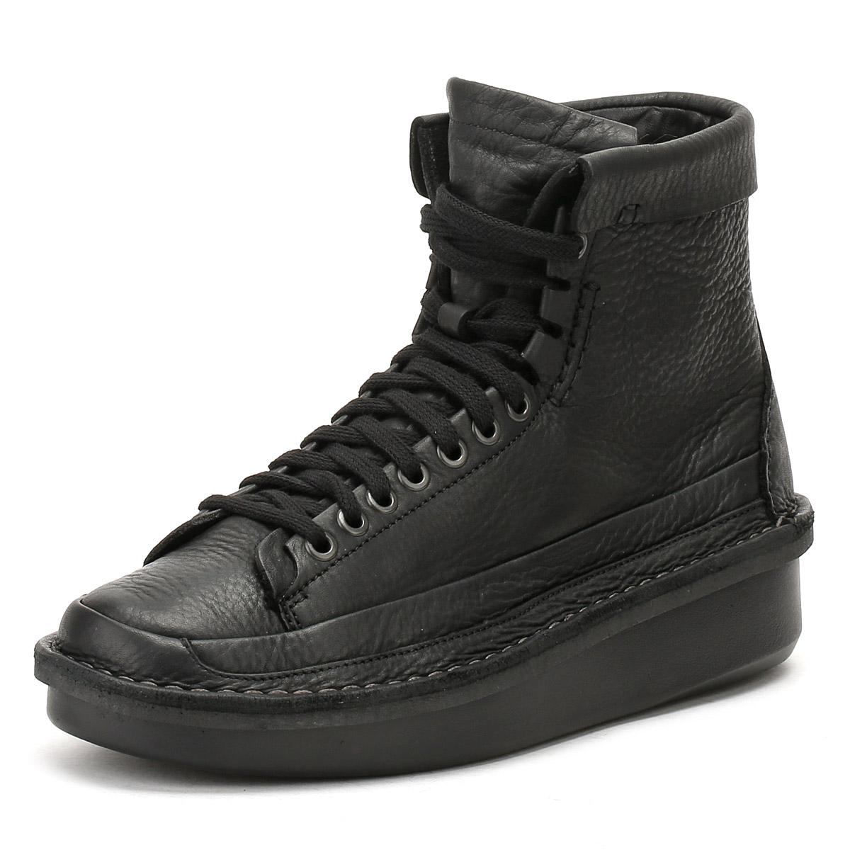 Lyst - Clarks Mens Black Leather Oswyn Hi Shoes in Black for Men