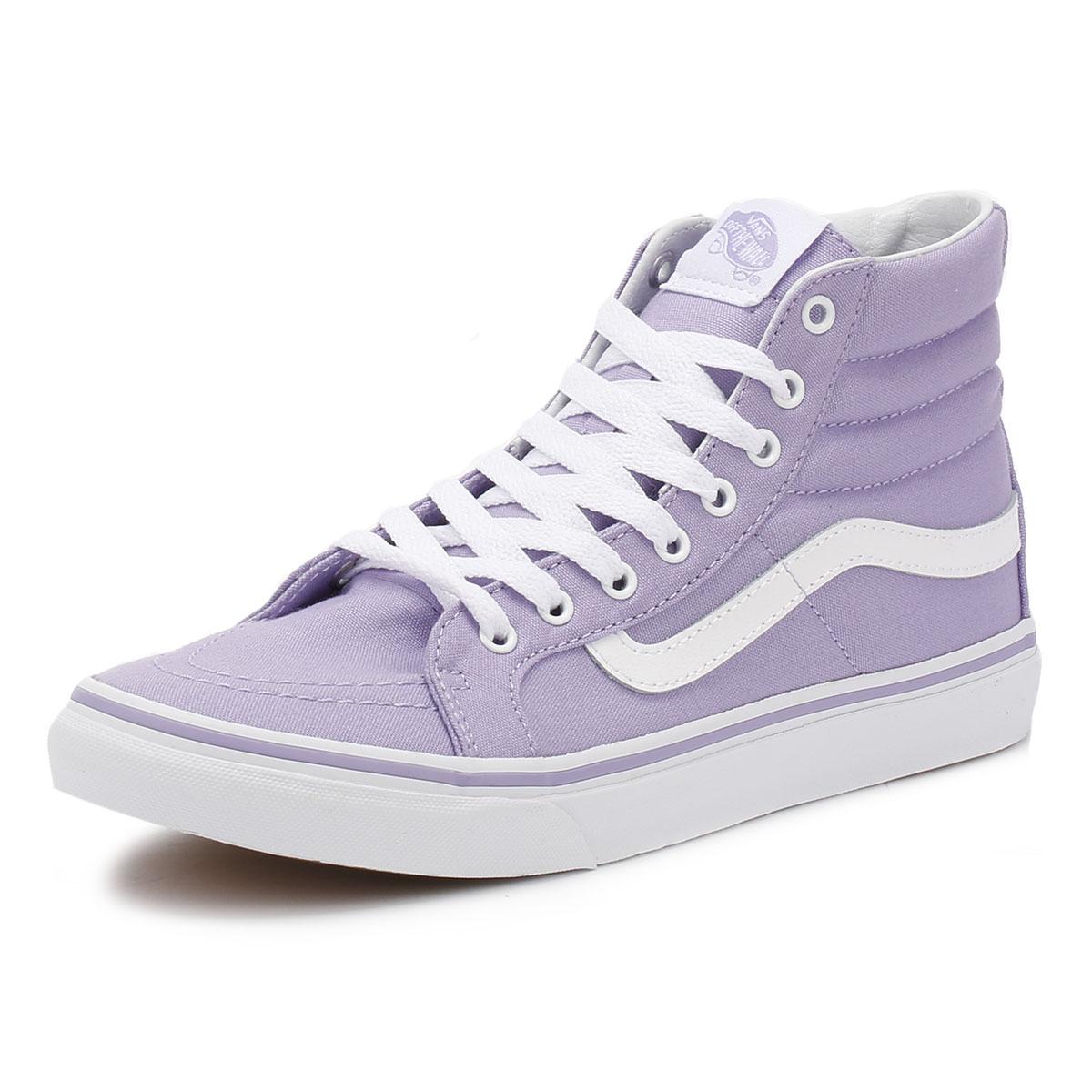 Lyst - Vans Womens Lavender Sk8-hi Slim Trainers