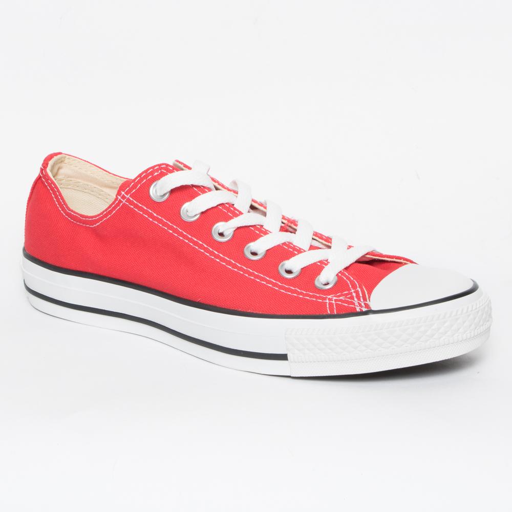 Converse Red Chuck Taylor All Star Core Ox Womens Trainer in Red - Lyst