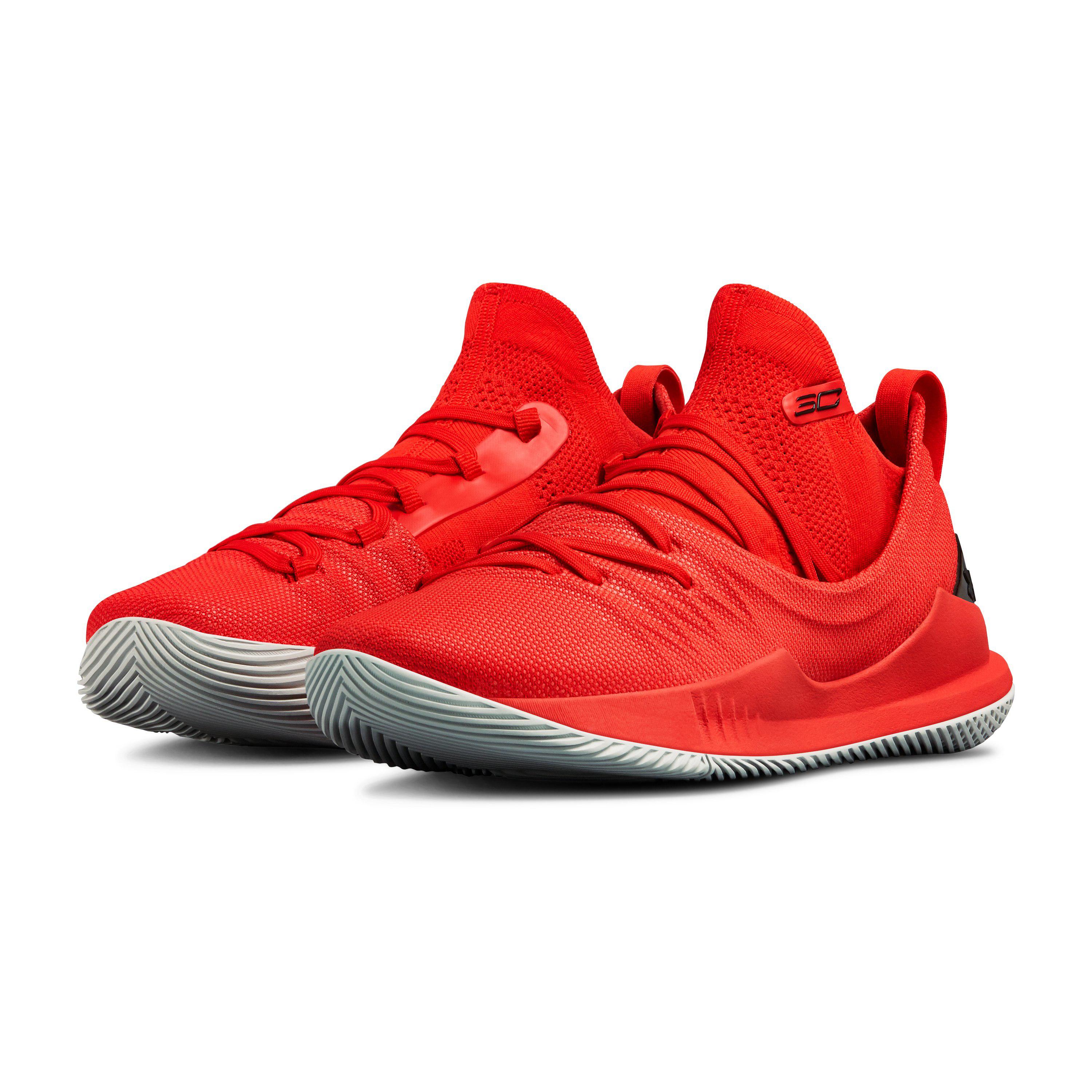 curry 5 men orange