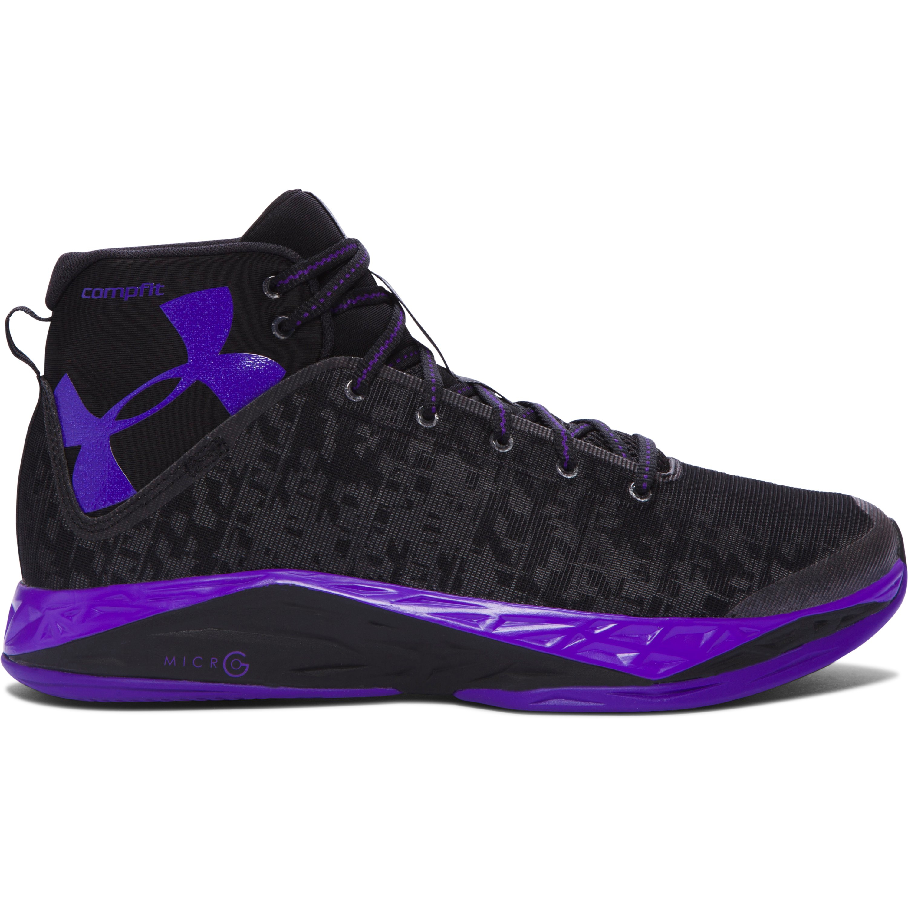 White And Purple Basketball Shoes